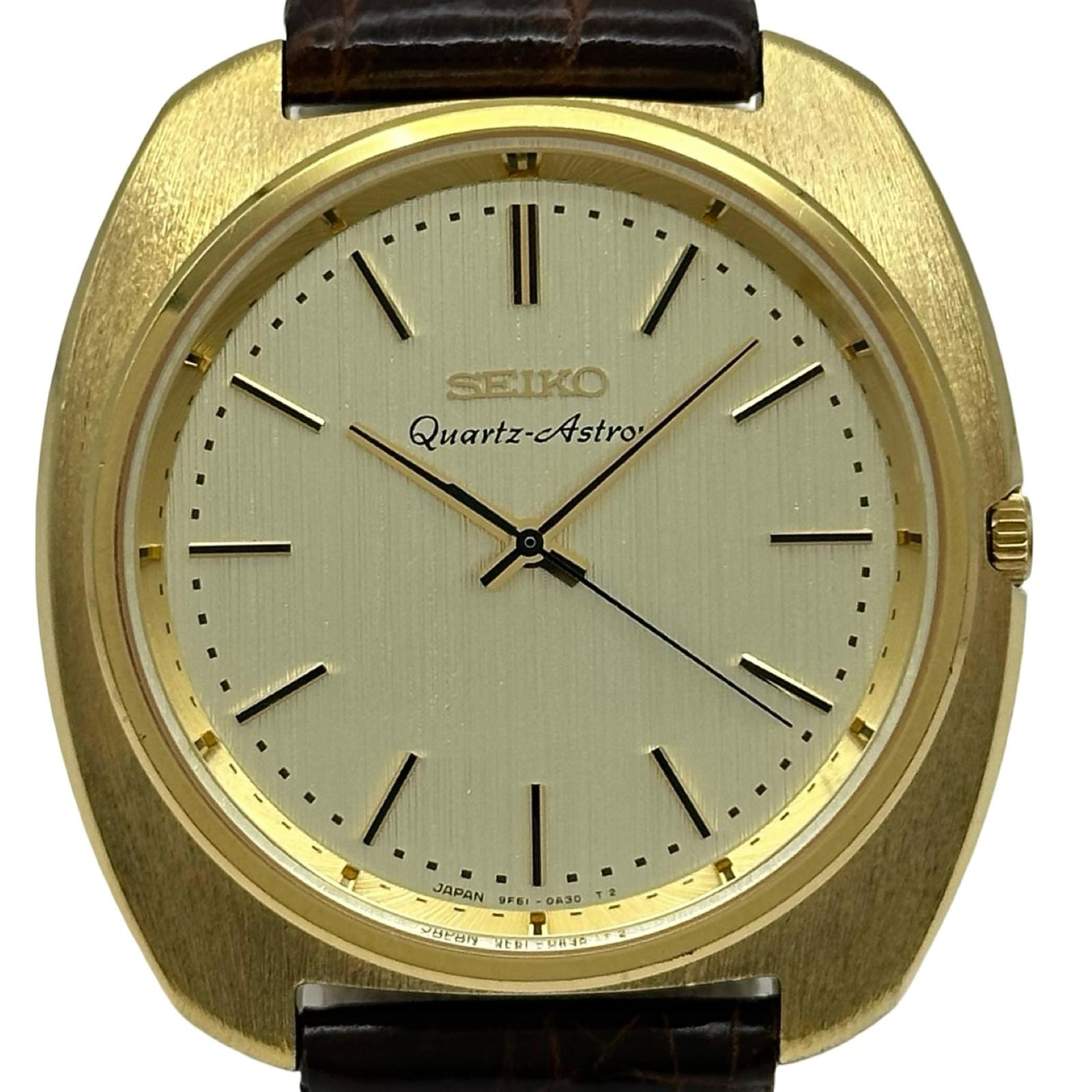Seiko Astron 9F61-0A50 | Gold Dial Used (Good) Men's watch/Unisex Buy in Switzerland