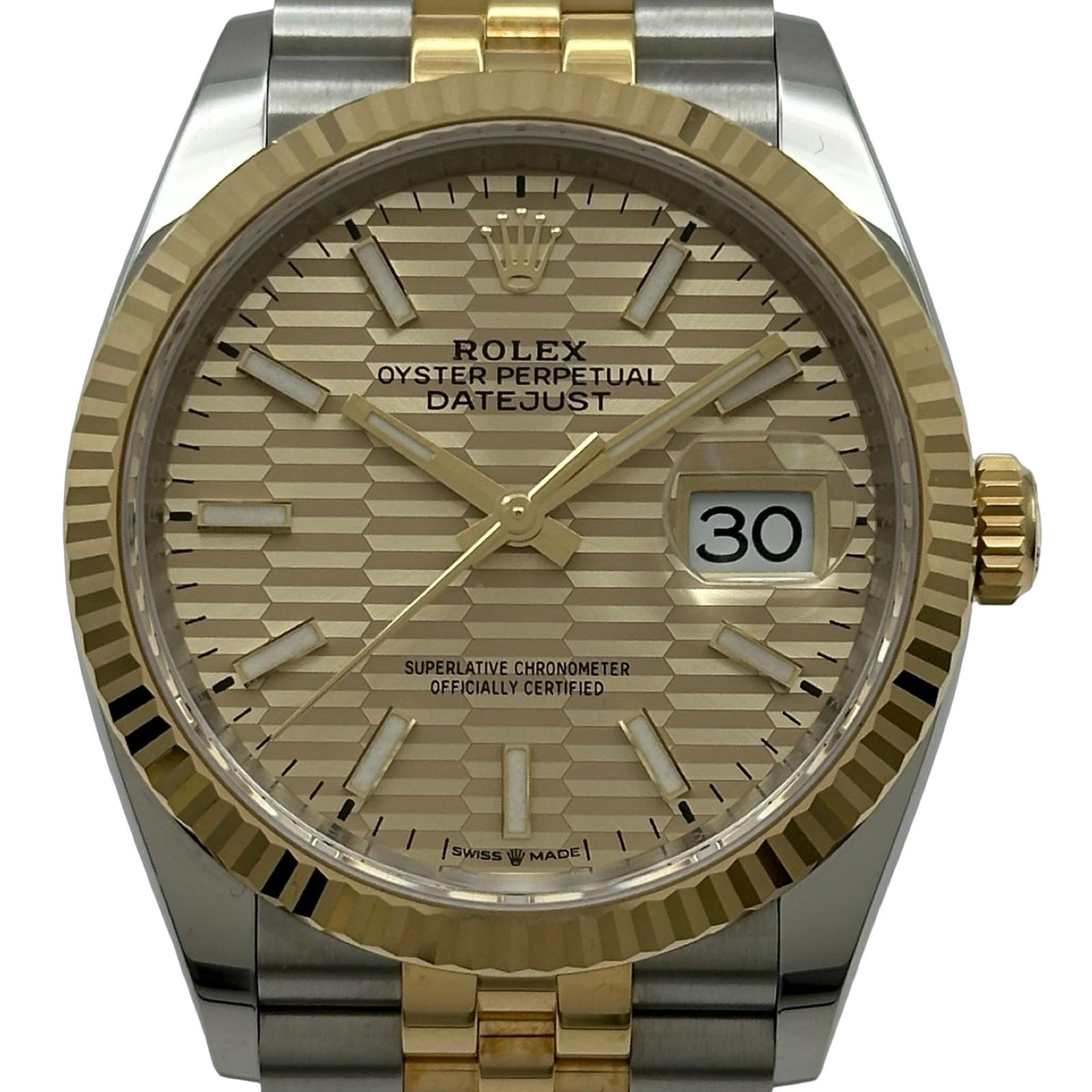 Rolex Datejust 126233 | Gold Dial Used (Good) Men's watch/Unisex Buy in Switzerland
