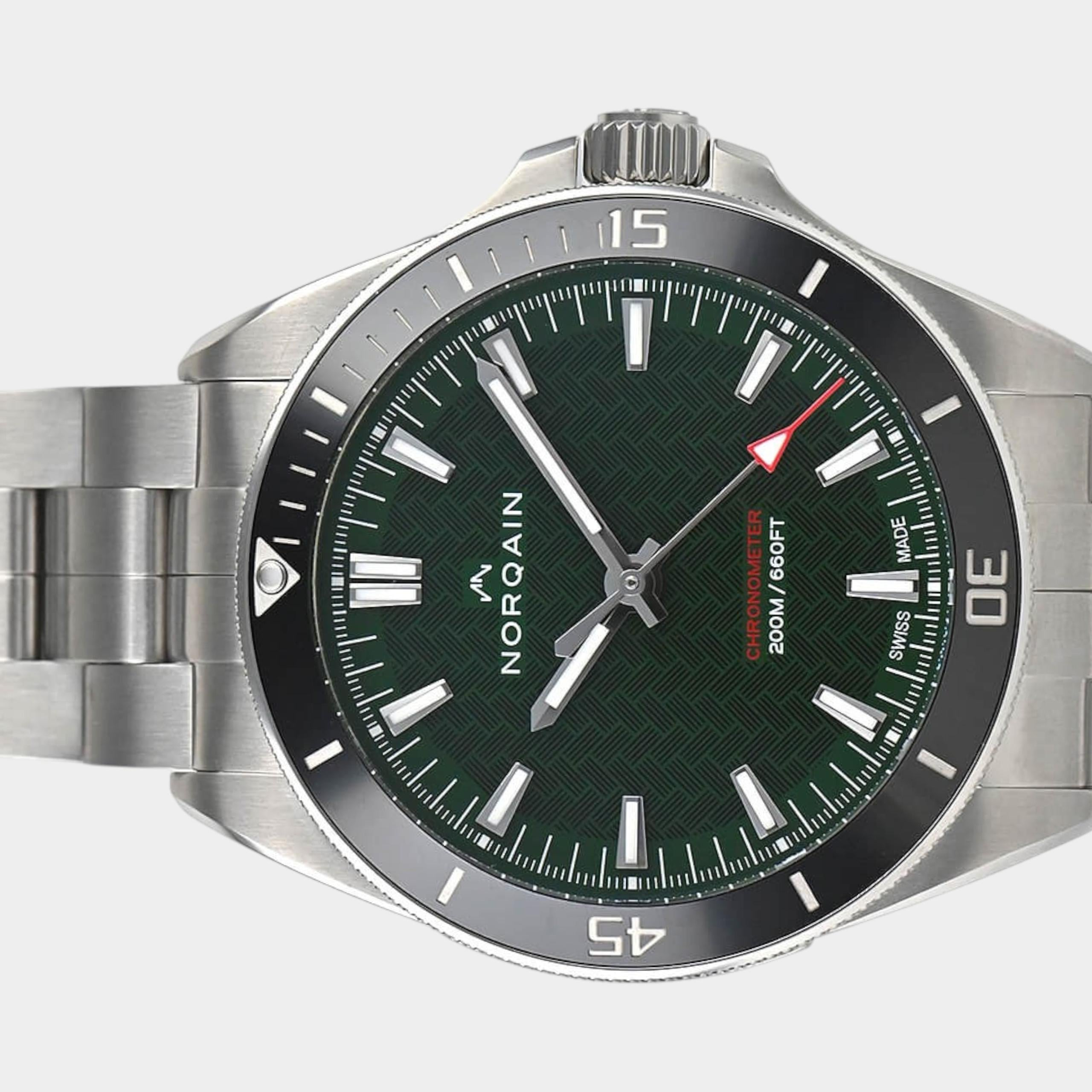 Norqain  NN1001SC1CA/EB101/150SS | Green Dial Like new & unworn Men's watch/Unisex Buy in Switzerland