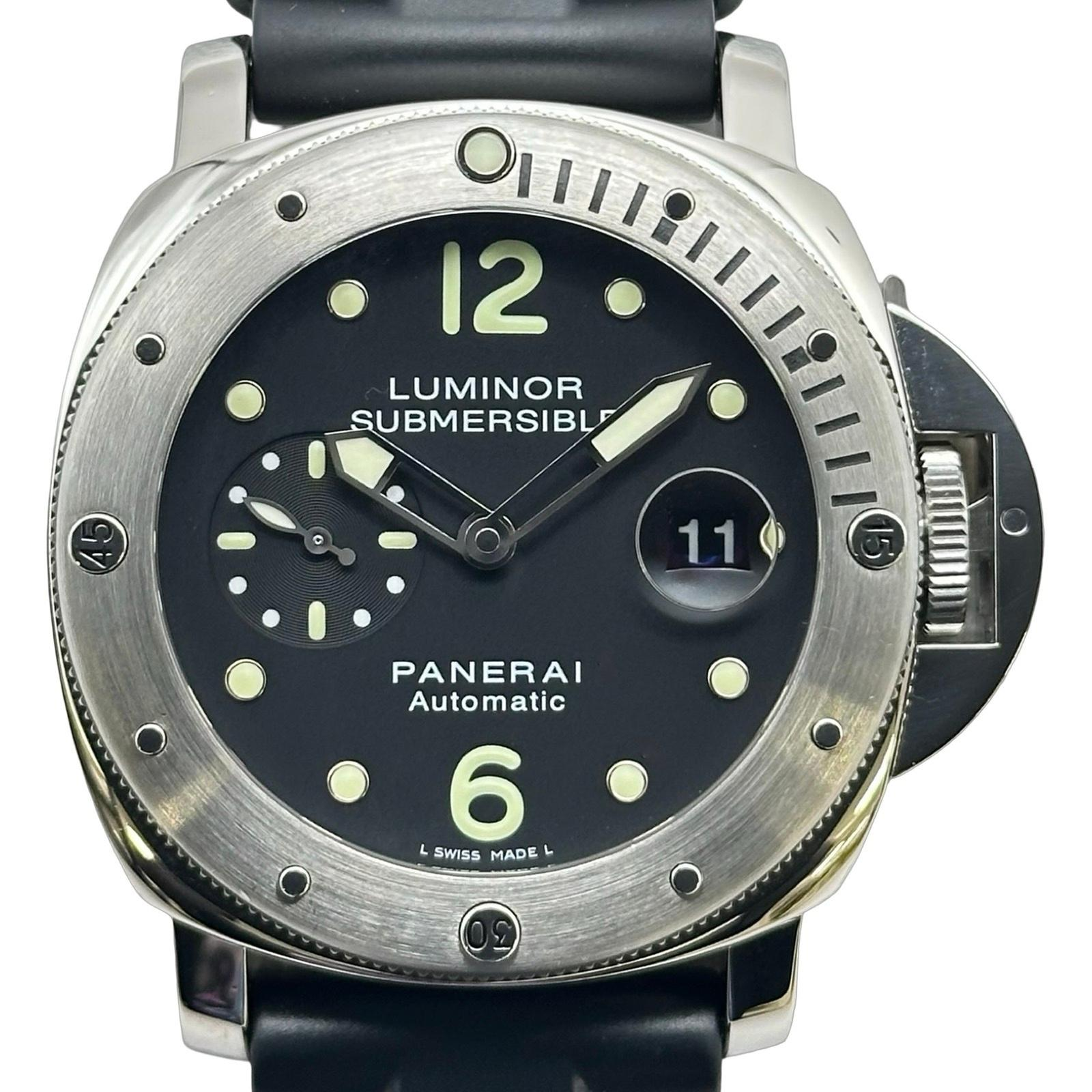 Panerai Luminor Submersible PAM00024 | Black Dial Used (Good) Men's watch/Unisex Buy in Switzerland