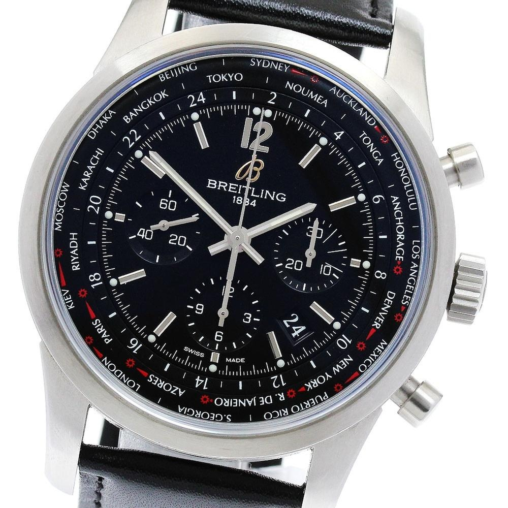 Breitling Transocean Chronograph Unitime | 46 mm, Used (Fair) — Switzerland
