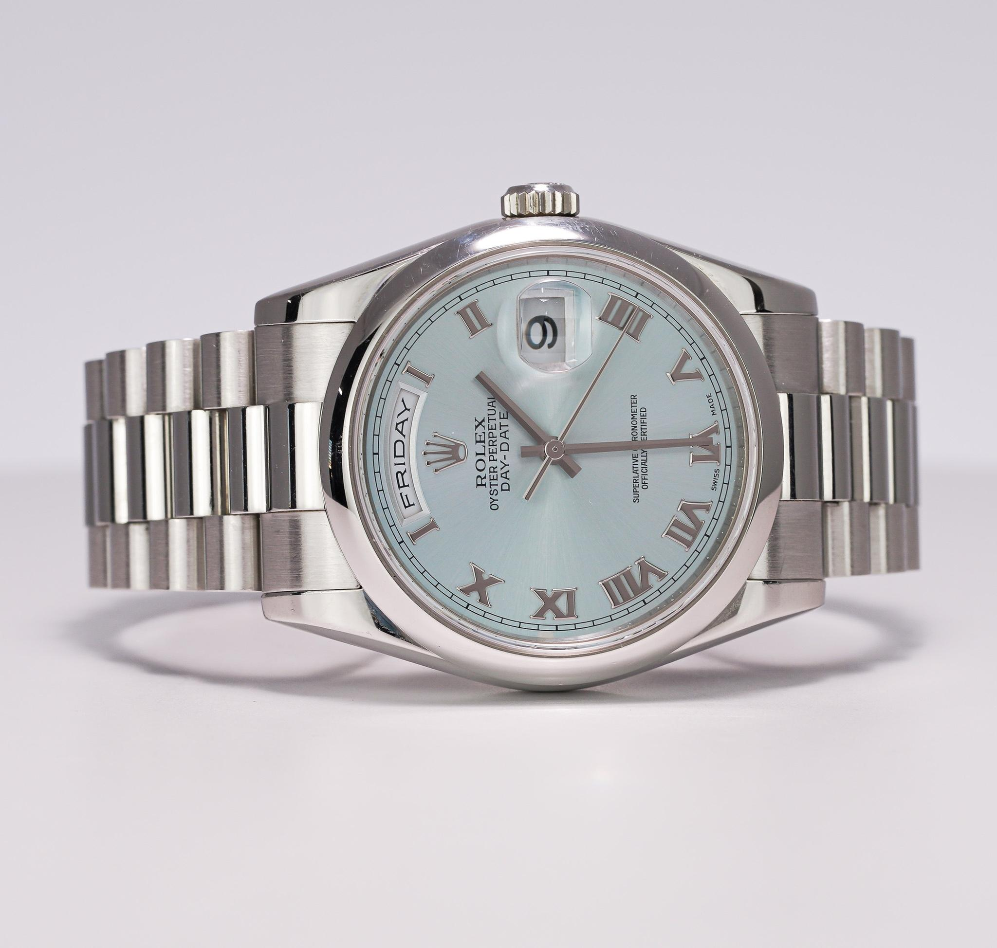 Rolex Day-Date 118206 | 36 mm, Used (Very good) — Buy in Switzerland
