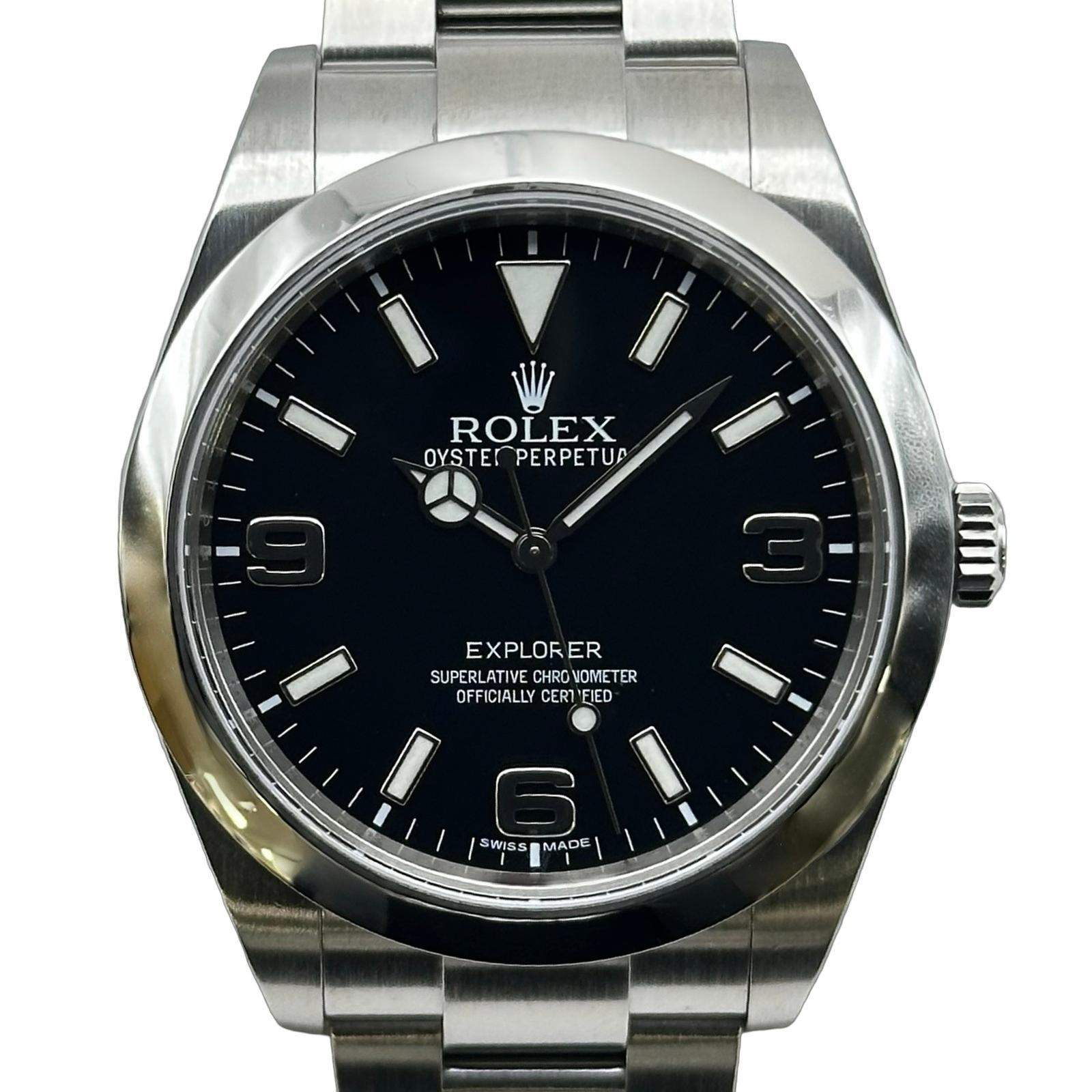 Rolex Explorer 214270 | Black Dial Used (Very good) Men's watch/Unisex Buy in Switzerland