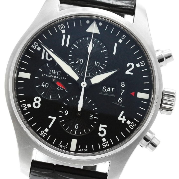 IWC SCHAFFHAUSEN IWC IWC SCHAFFHAUSEN IW377701 パイロットウォッチ クロノグラフ デイデイト 自動巻き メンズ_973286