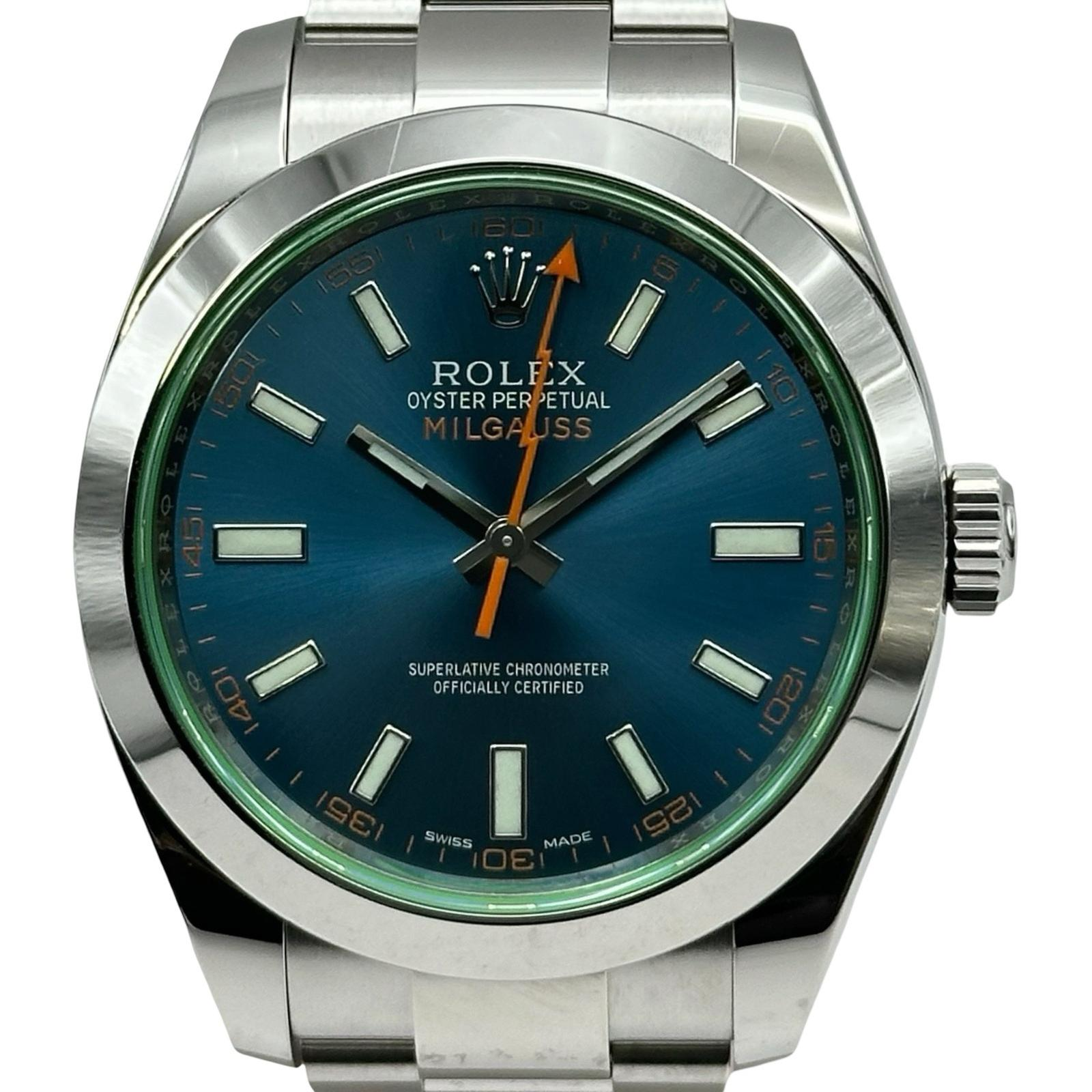 Rolex Milgauss 116400GV | Blue Dial Used (Good) Men's watch/Unisex Buy in Switzerland