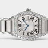 Cartier Tortue Diamonds / White gold / 25 x 28 mm / Box&Papers / WA5072W9