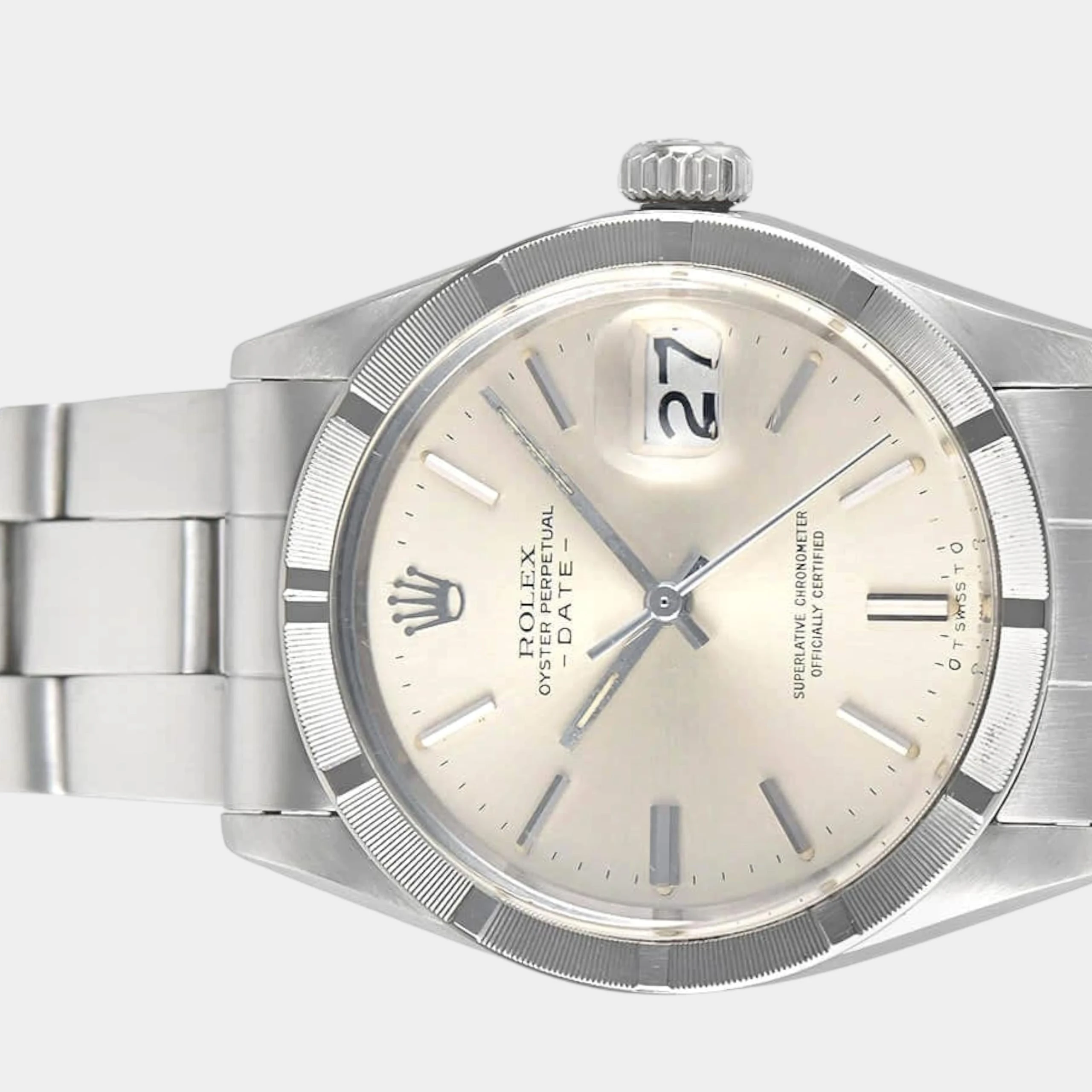Rolex Oyster Perpetual Date 1501 | 34 mm, Used (Very good) The item shows minor signs of wear, such as small, intangible scratches. — Buy in Switzerland