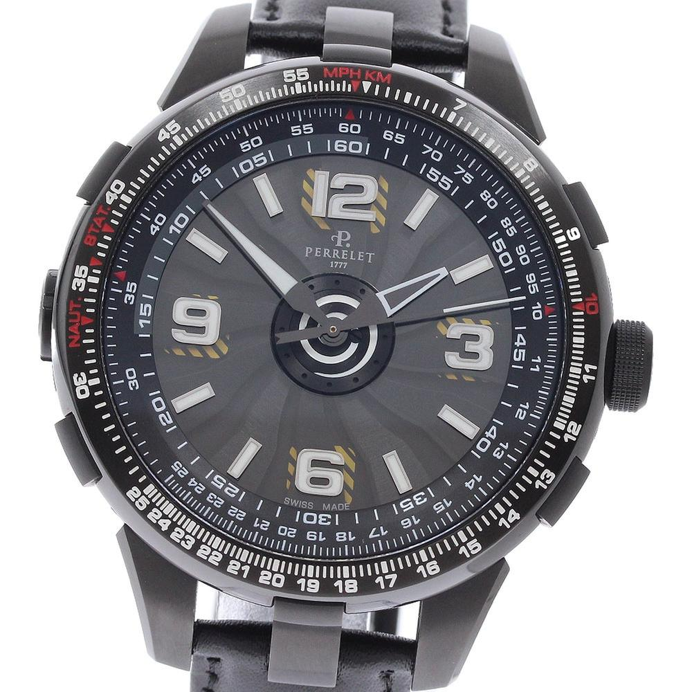 Perrelet Turbine Pilot A1086/1 | Black Dial Used (Very good) Men's watch/Unisex Buy in Switzerland