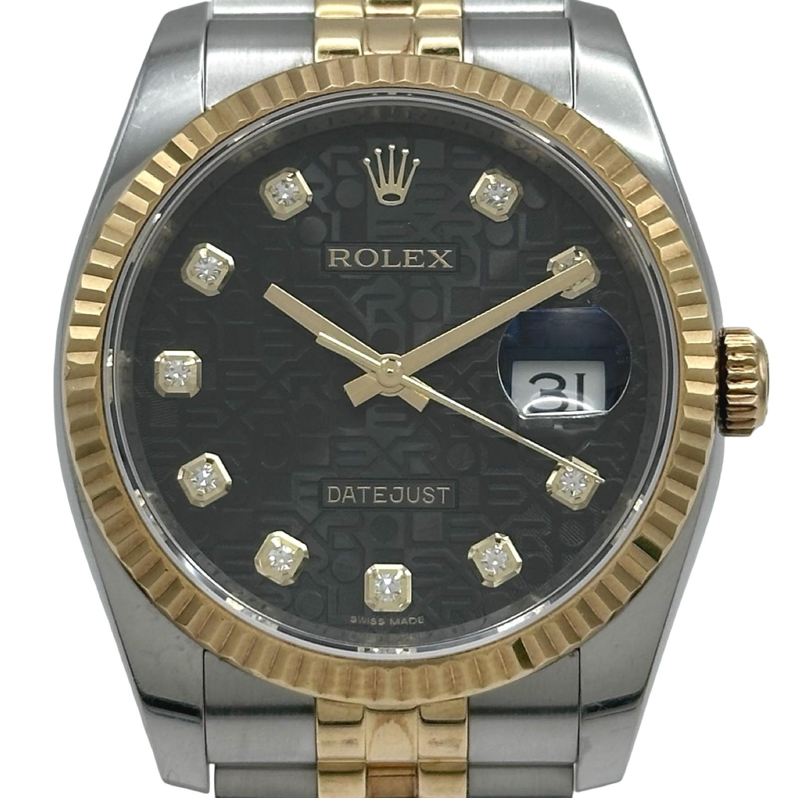 Rolex Datejust 116233G | Black Dial Used (Good) Men's watch/Unisex Buy in Switzerland