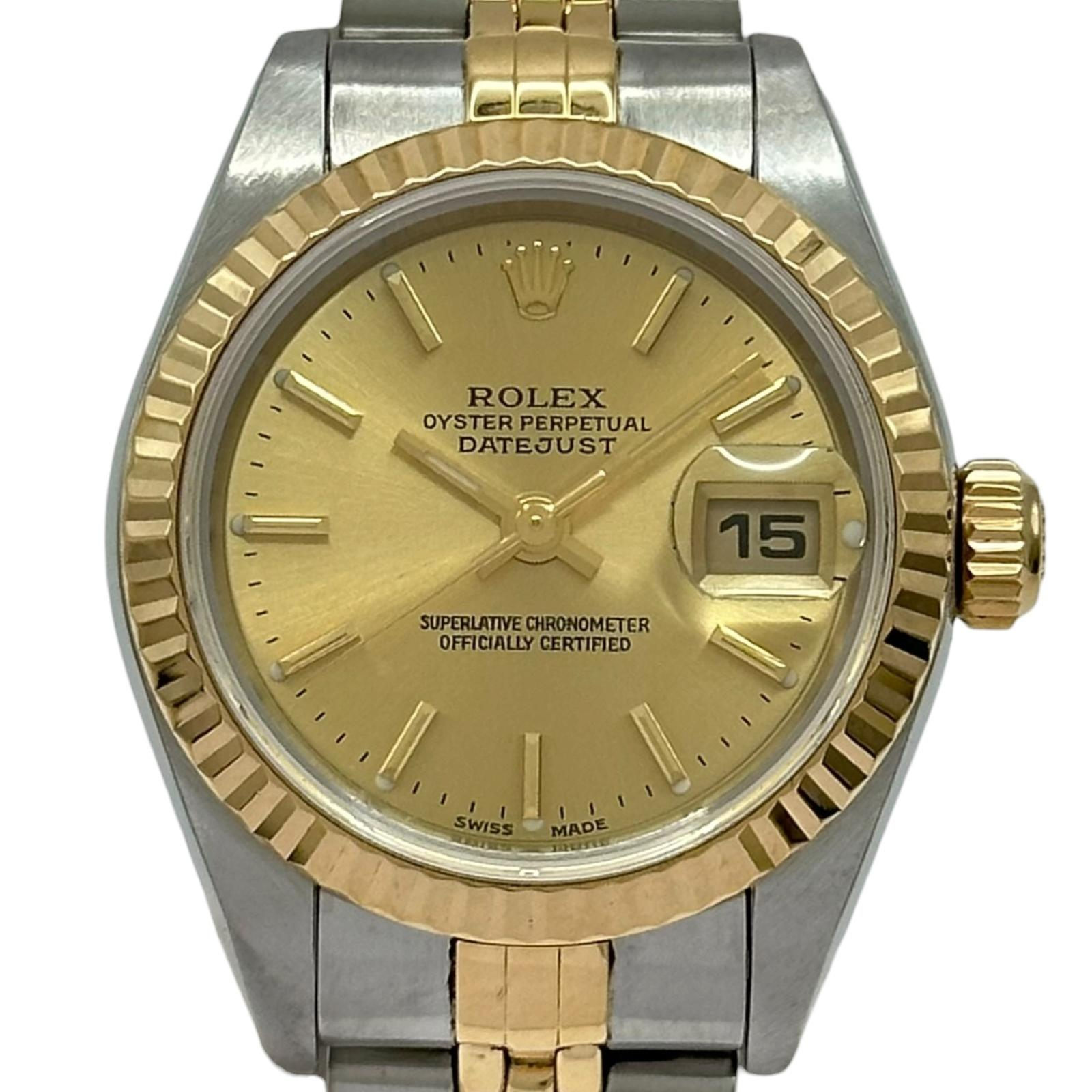 Rolex Lady-Datejust 79173 | Gold Dial Used (Very good) Women's watch Buy in Switzerland