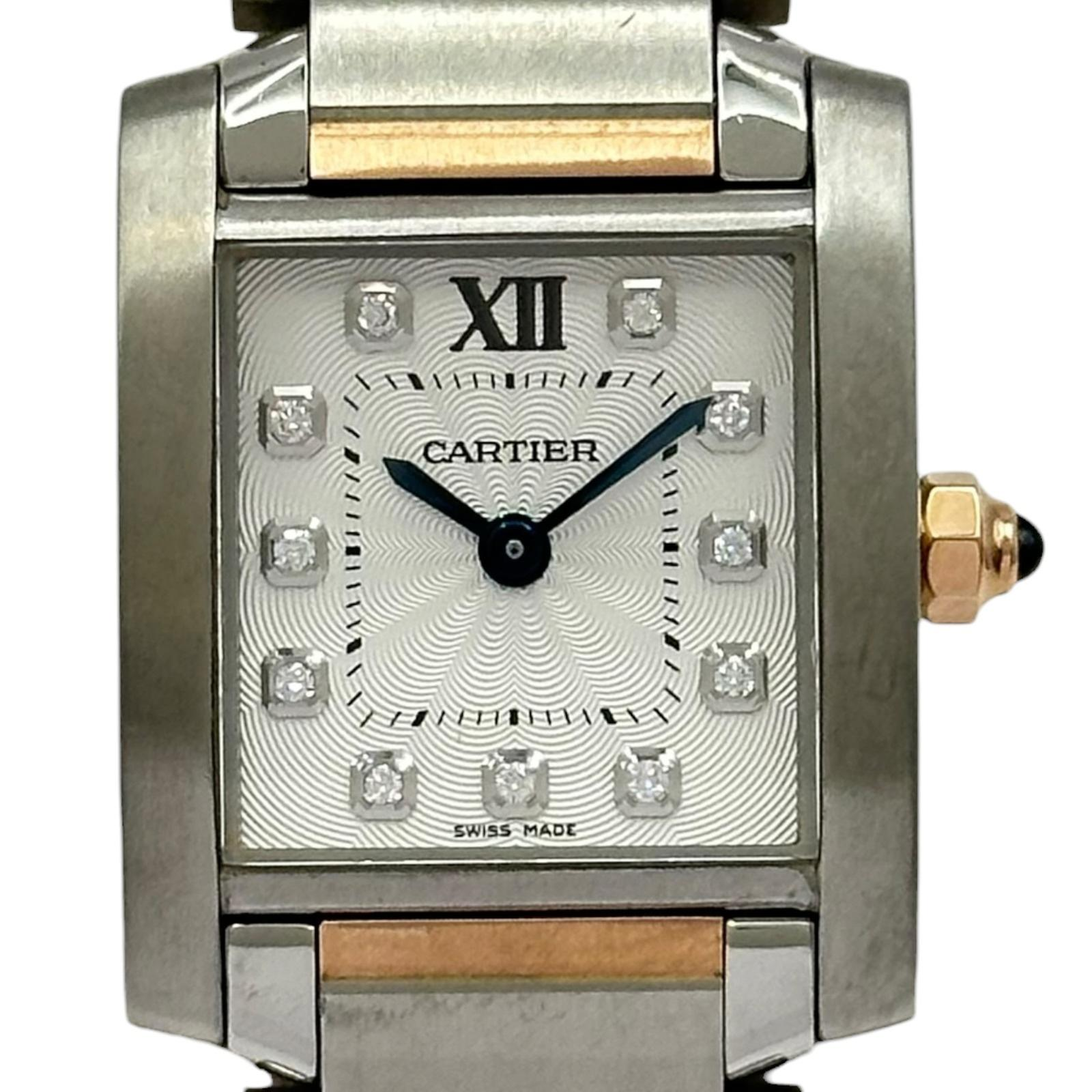 Cartier Tank Française WE110004 | Silver Dial Used (Very good) Women's watch Buy in Switzerland