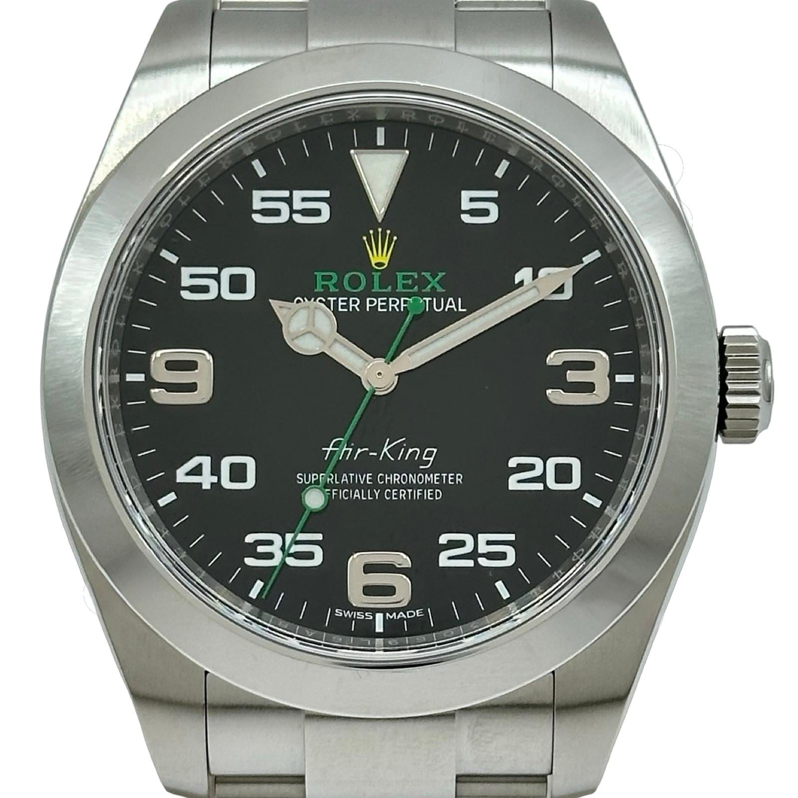 Rolex Air King 116900 | Black Dial Used (Good) Men's watch/Unisex Buy in Switzerland