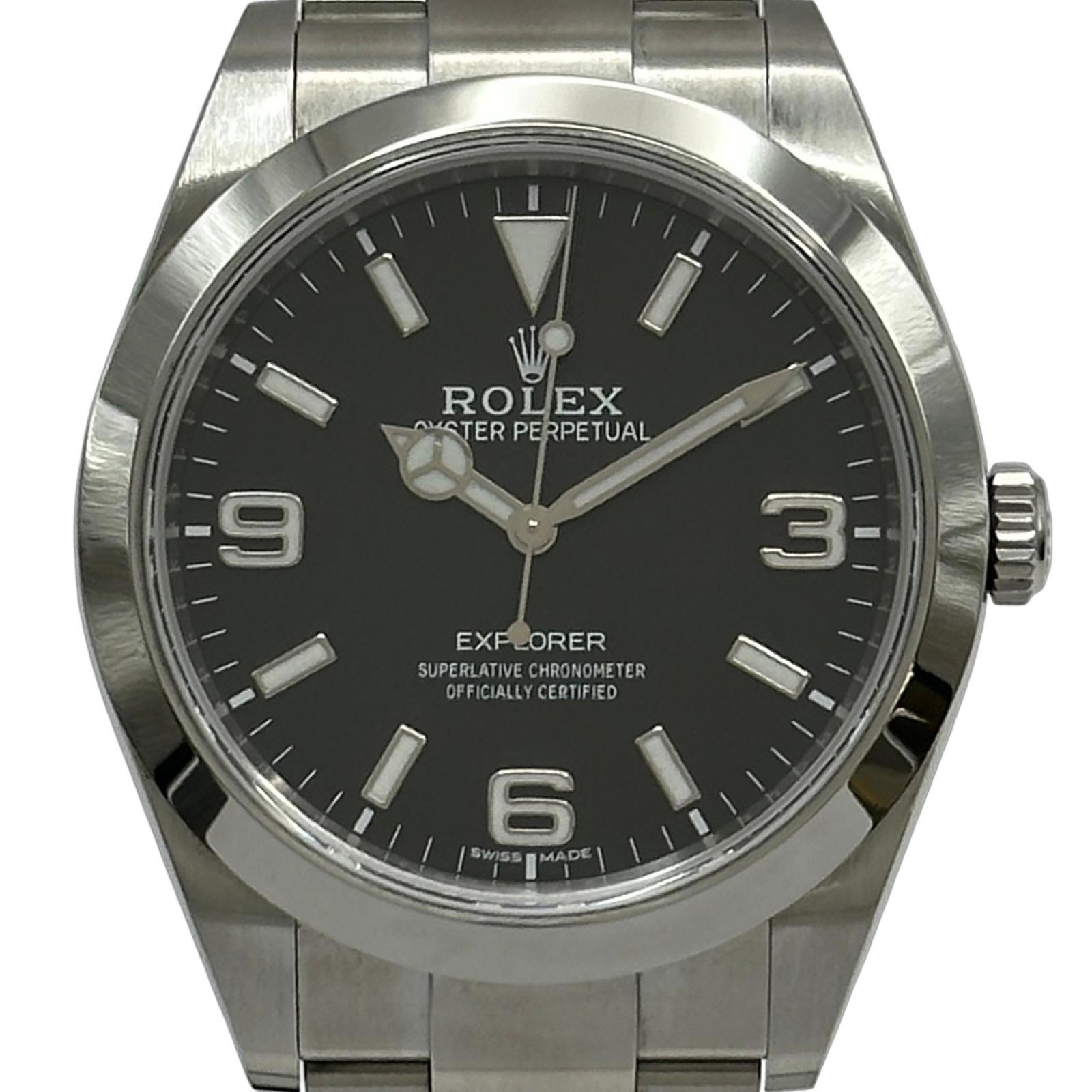 Rolex Explorer 214270 | Black Dial Used (Good) Men's watch/Unisex Buy in Switzerland