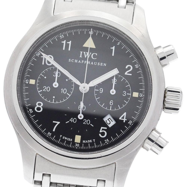 IWC SCHAFFHAUSEN IWC IWC SCHAFFHAUSEN IW374102 フリーガー デイト クロノグラフ クォーツ メンズ_973852