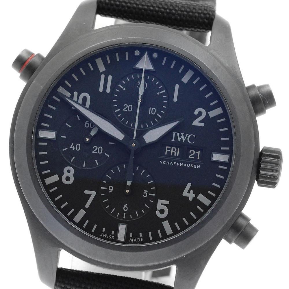 IWC SCHAFFHAUSEN IWC IWC SCHAFFHAUSEN IW371815 パイロットウォッチ トップガン ダブルクロノグラフ 自動巻き メンズ_973331