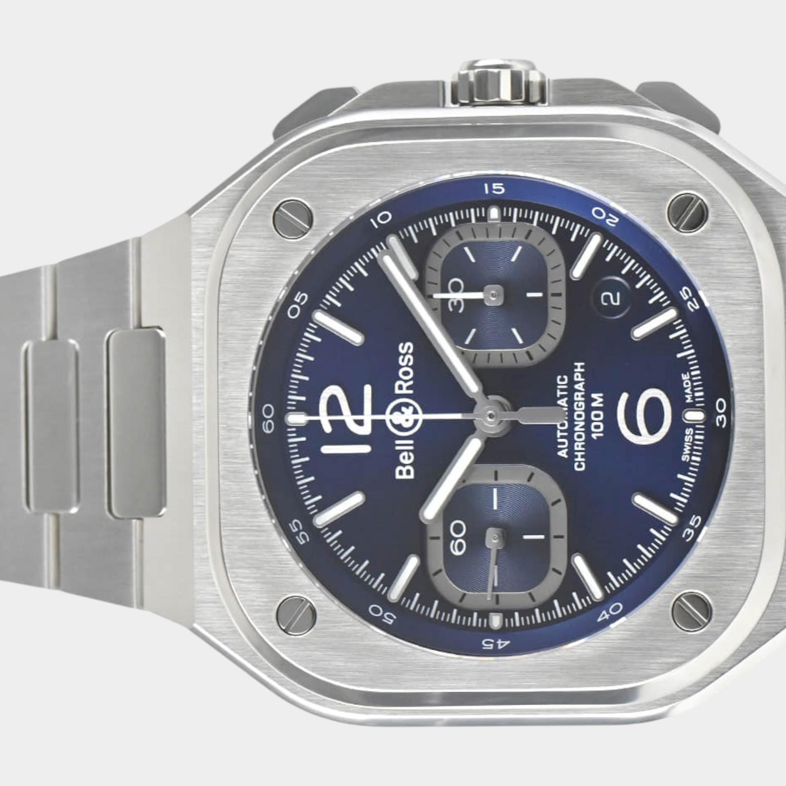 Bell & Ross BR 05 BR05C-BLU-ST/SST | 42 mm, Like new & unworn — Buy in Switzerland