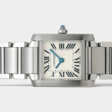 Cartier Tank Française Quartz / Steel / Silver / 18 ×20 mm / Box&Papers / W51008Q3
