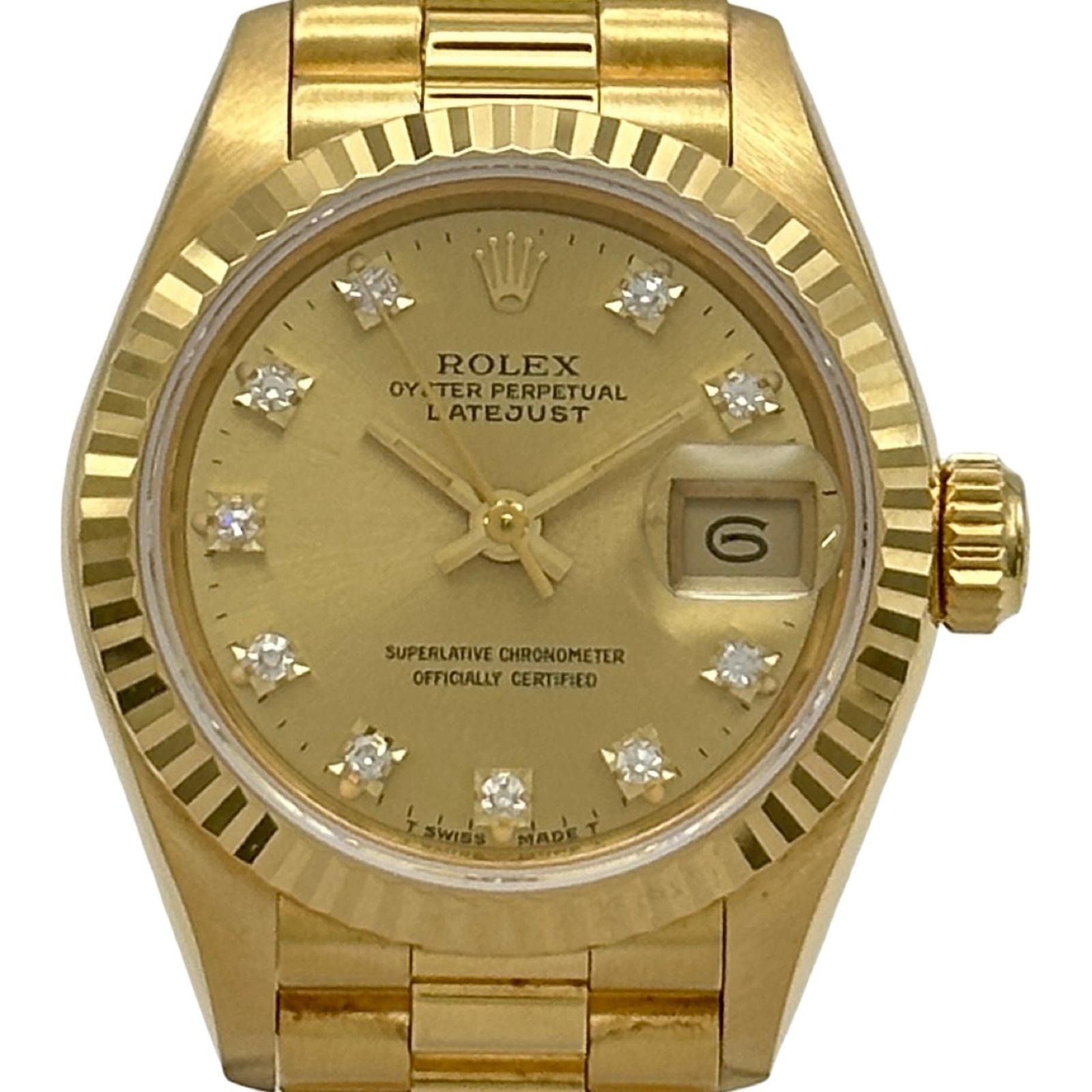 Rolex Lady-Datejust 69178G | Gold Dial Used (Good) Women's watch Buy in Switzerland