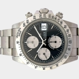 Tudor Oysterdate Big Block Chronograph / Date / Steel / Black / 40 mm / Papers / 79180