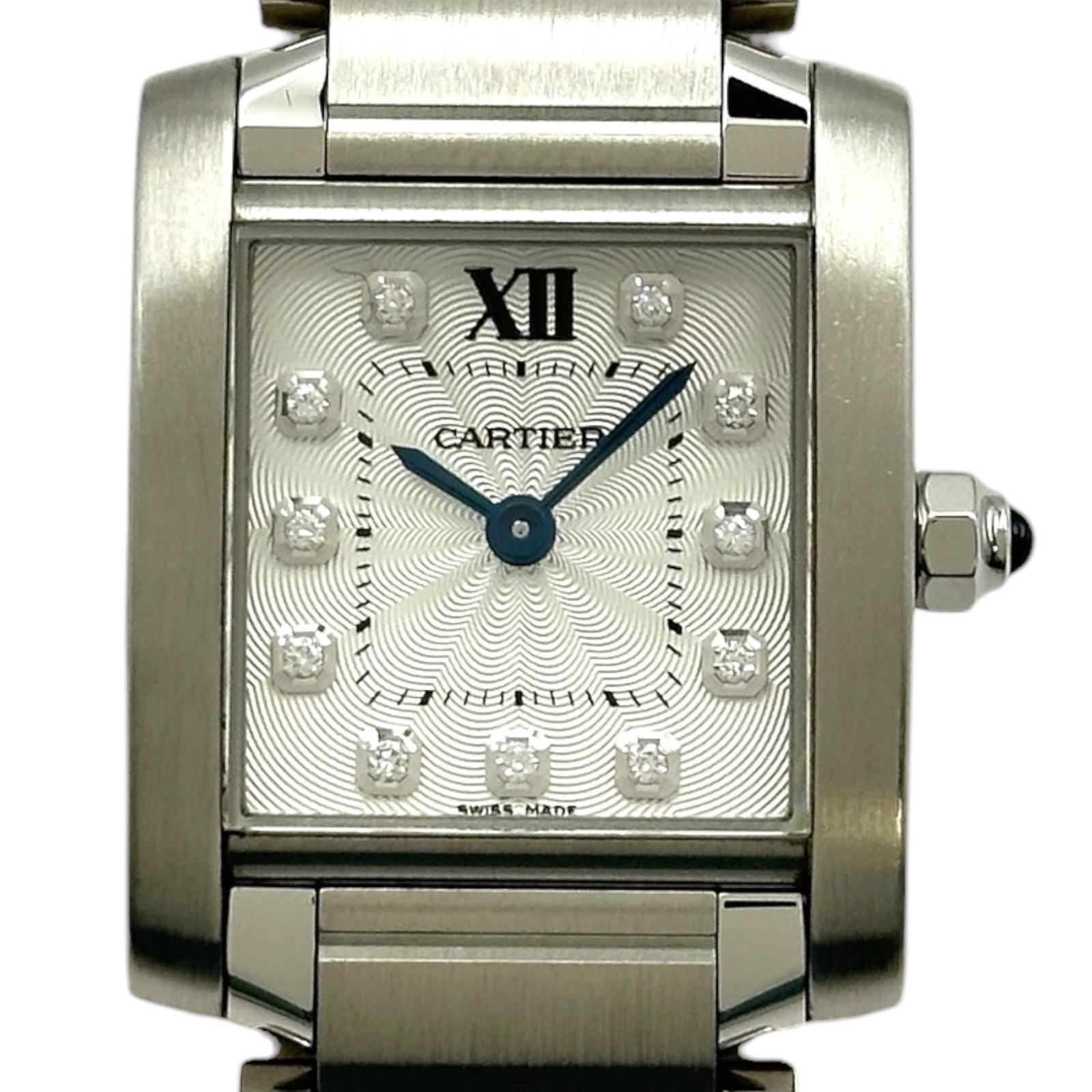 Cartier Tank Française WE110006 | Silver Dial Used (Good) Women's watch Buy in Switzerland