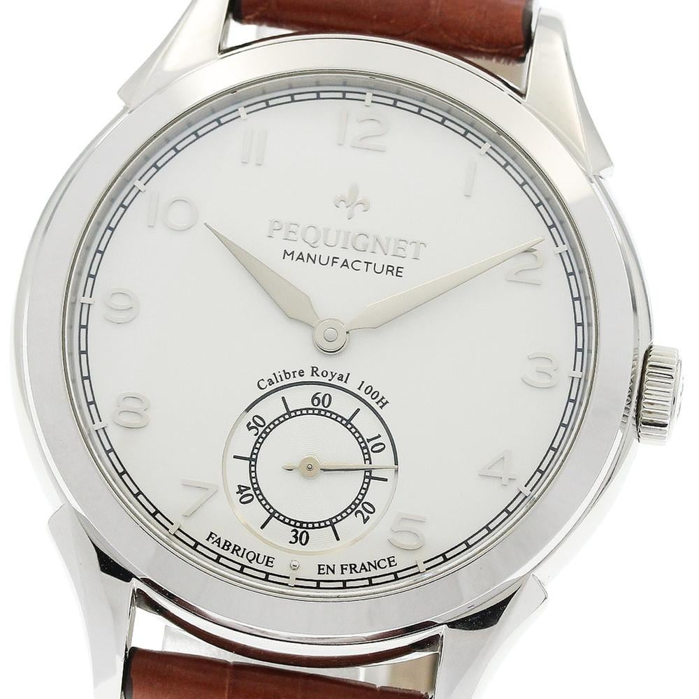 Pequignet Rue Royale 9080413/1 | Silver Dial Used (Good) Men's watch/Unisex Buy in Switzerland
