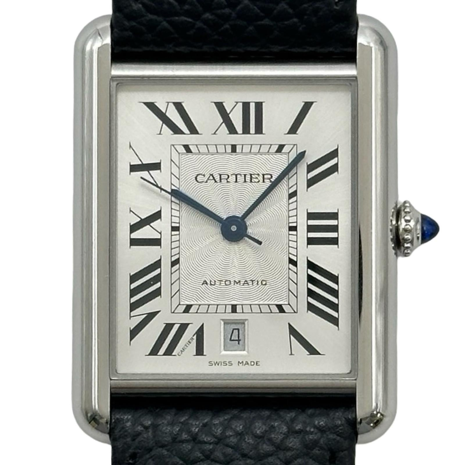 Cartier Tank WSTA0040 | Silver Dial Used (Good) Men's watch/Unisex Buy in Switzerland