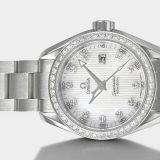 Omega Seamaster Aqua Terra Diamonds / Date / Steel / Box&Papers / 231.15.30.61.55.001