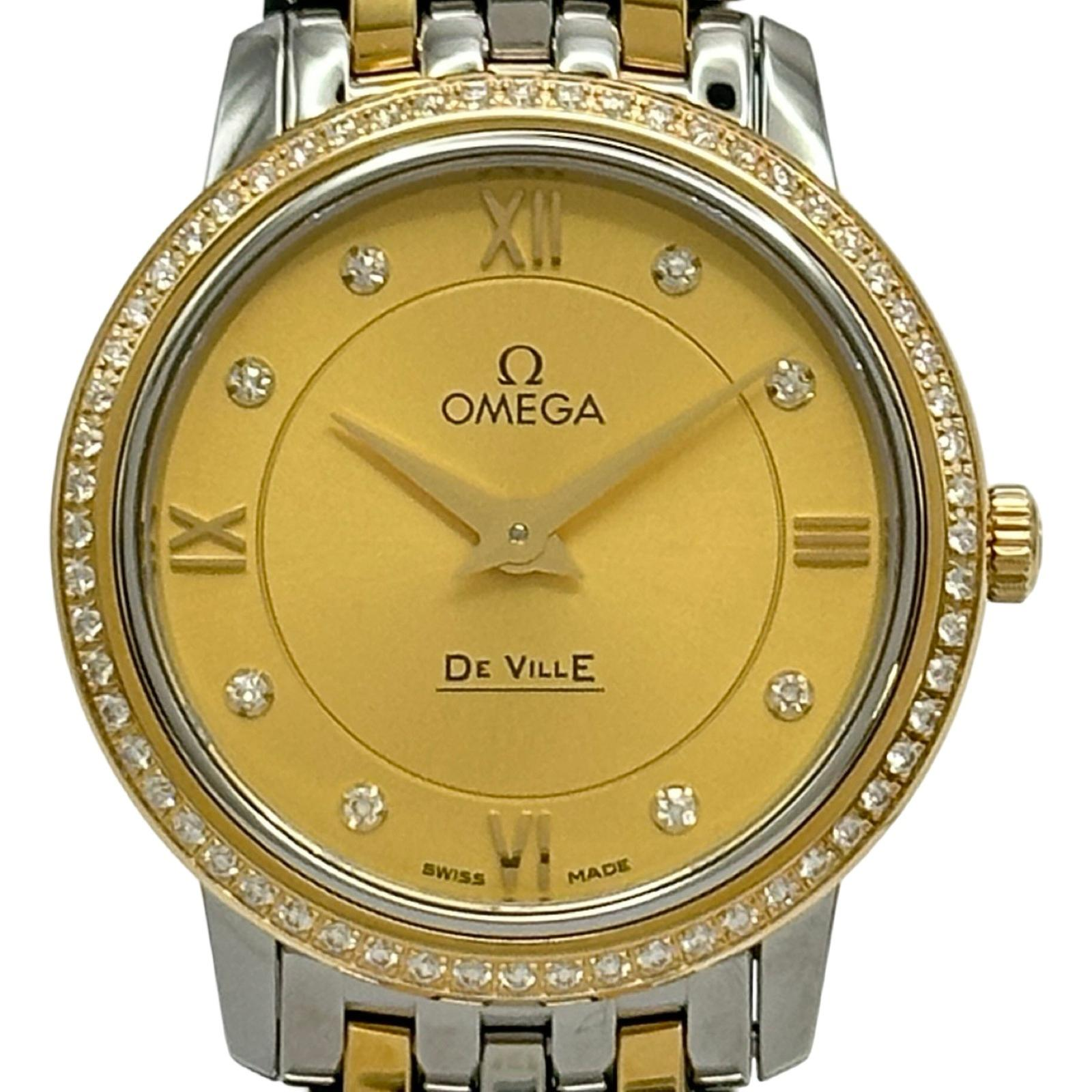Omega De Ville Prestige 424.25.27.60.58.001 | Gold Dial Used (Very good) Women's watch Buy in Switzerland