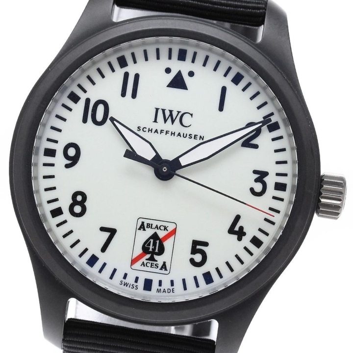 IWC SCHAFFHAUSEN IWC IWC SCHAFFHAUSEN IW326905 パイロットウォッチ オートマティック 41 ブラック・エイセス 自動巻き メンズ_973461