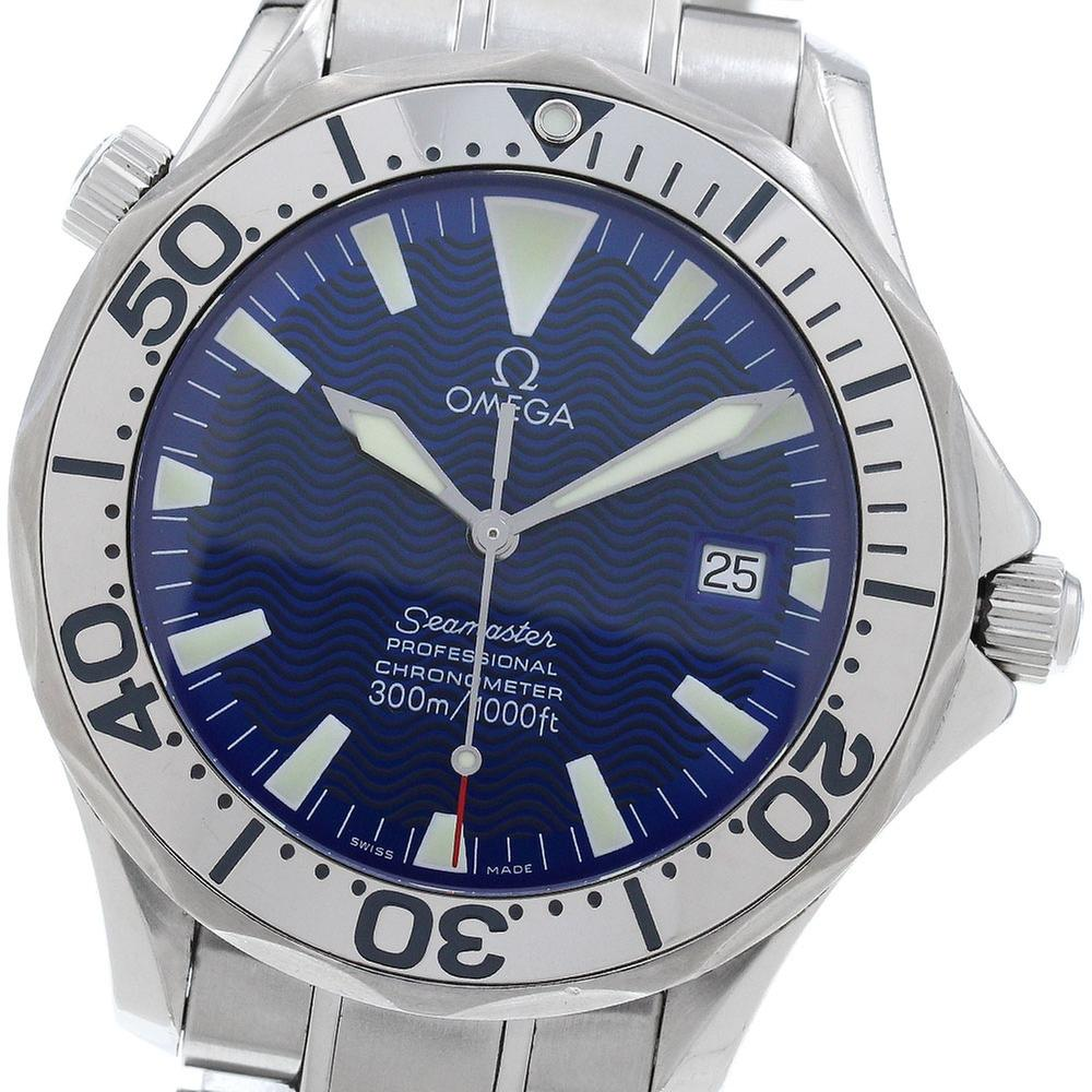 Omega Seamaster Diver 300 M 2255.80 | Blue Dial Used (Fair) Men's watch/Unisex Buy in Switzerland