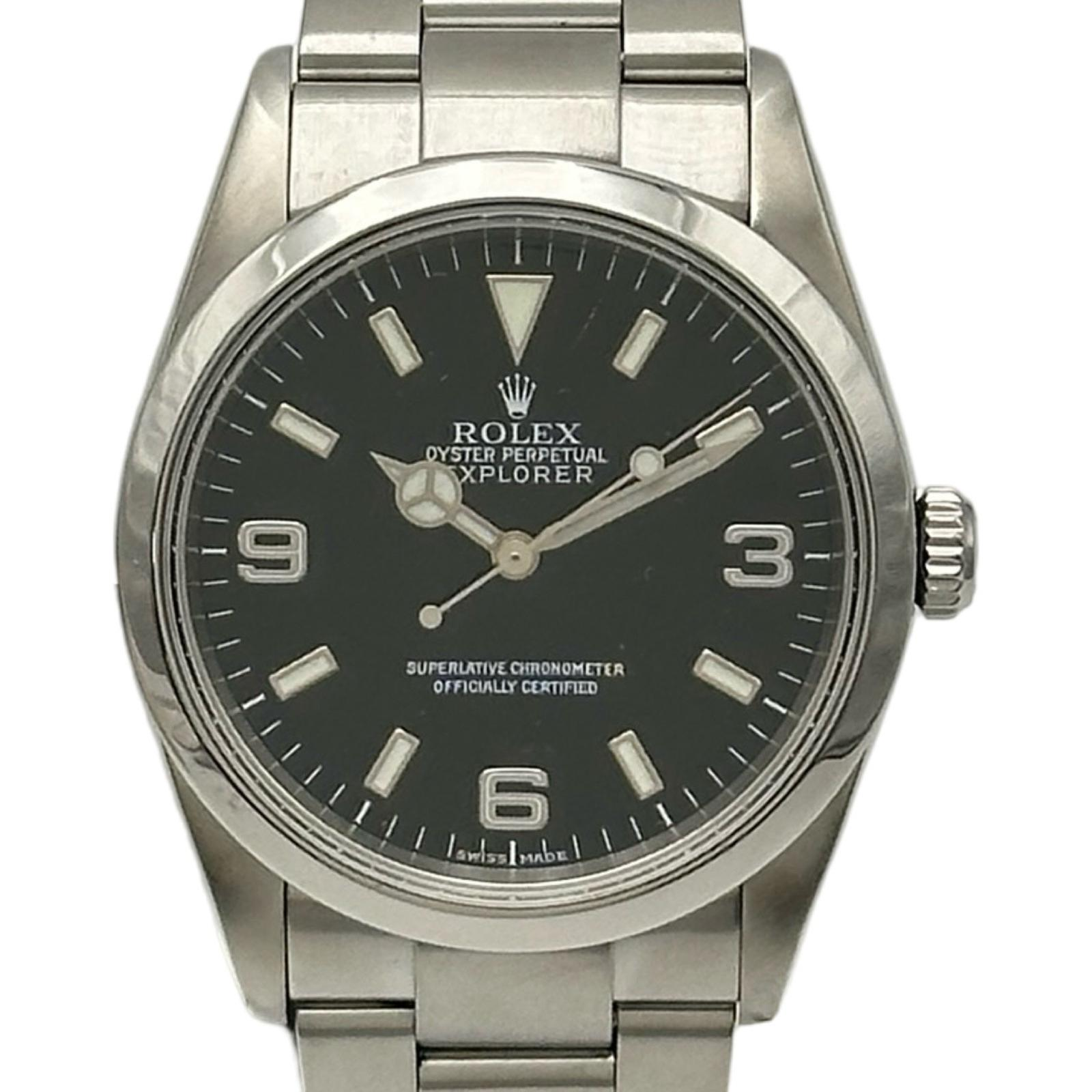 Rolex Explorer 114270 | Black Dial Used (Good) Men's watch/Unisex Buy in Switzerland