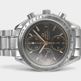 Omega Speedmaster Chronograph / Steel / Black / 39 mm / Papers / 3513.54