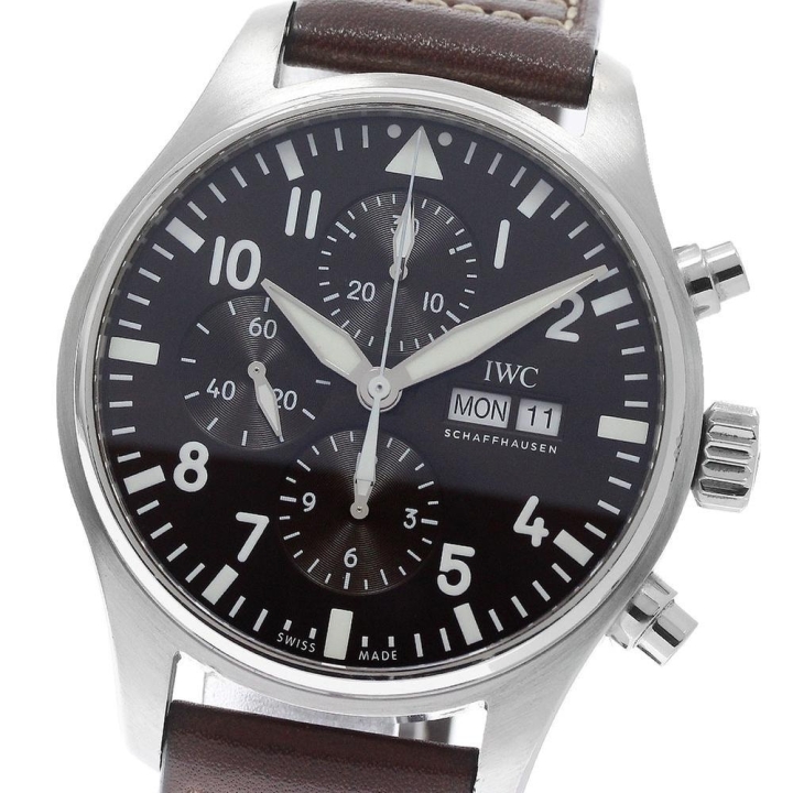 IWC SCHAFFHAUSEN IWC IWC SCHAFFHAUSEN IW377713 パイロットウォッチ アントワーヌ ド サンテグジュペリ クロノグラフ デイデイト 自動巻き メンズ_968970