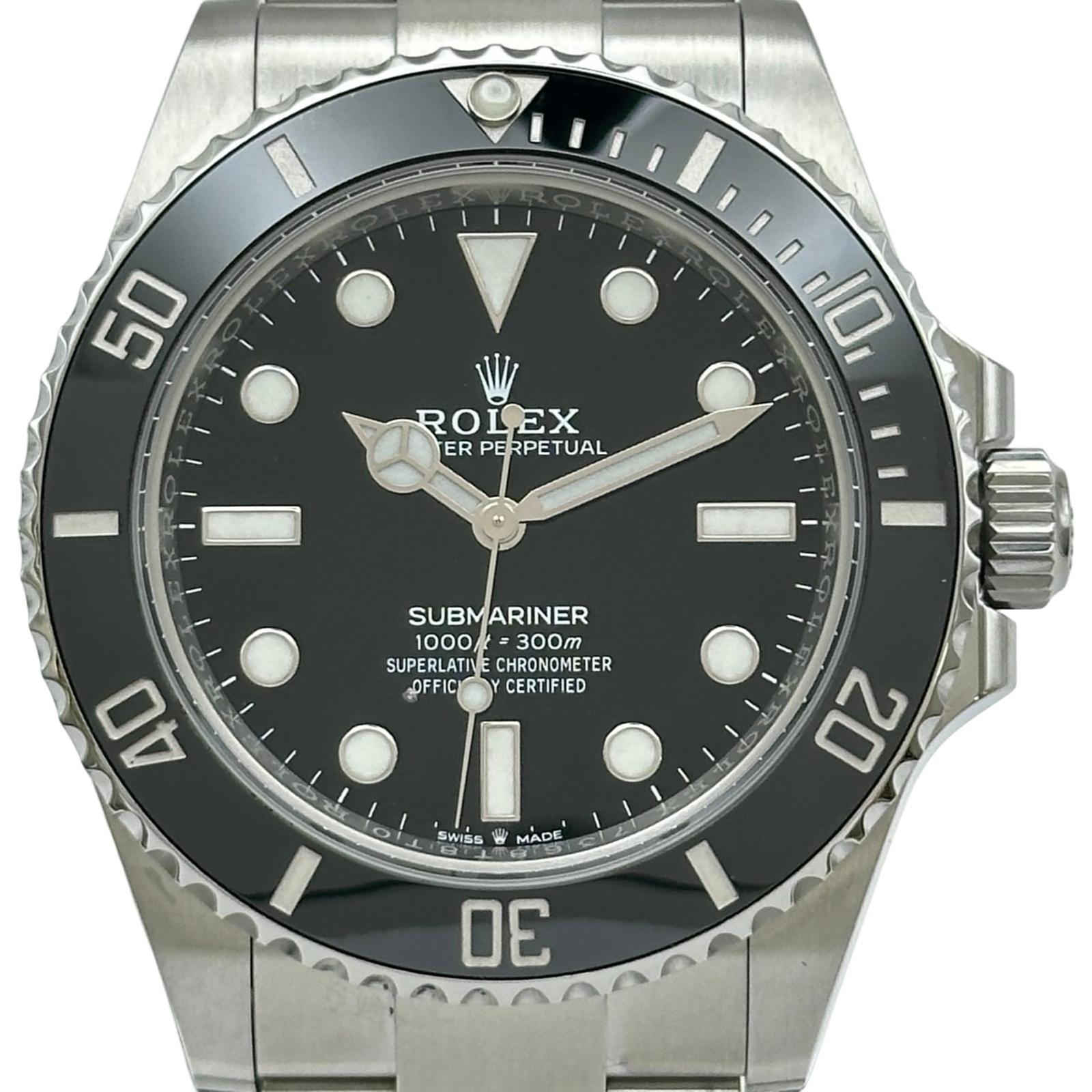 Rolex Submariner (No Date) 124060 | Black Dial Used (Good) Men's watch/Unisex Buy in Switzerland