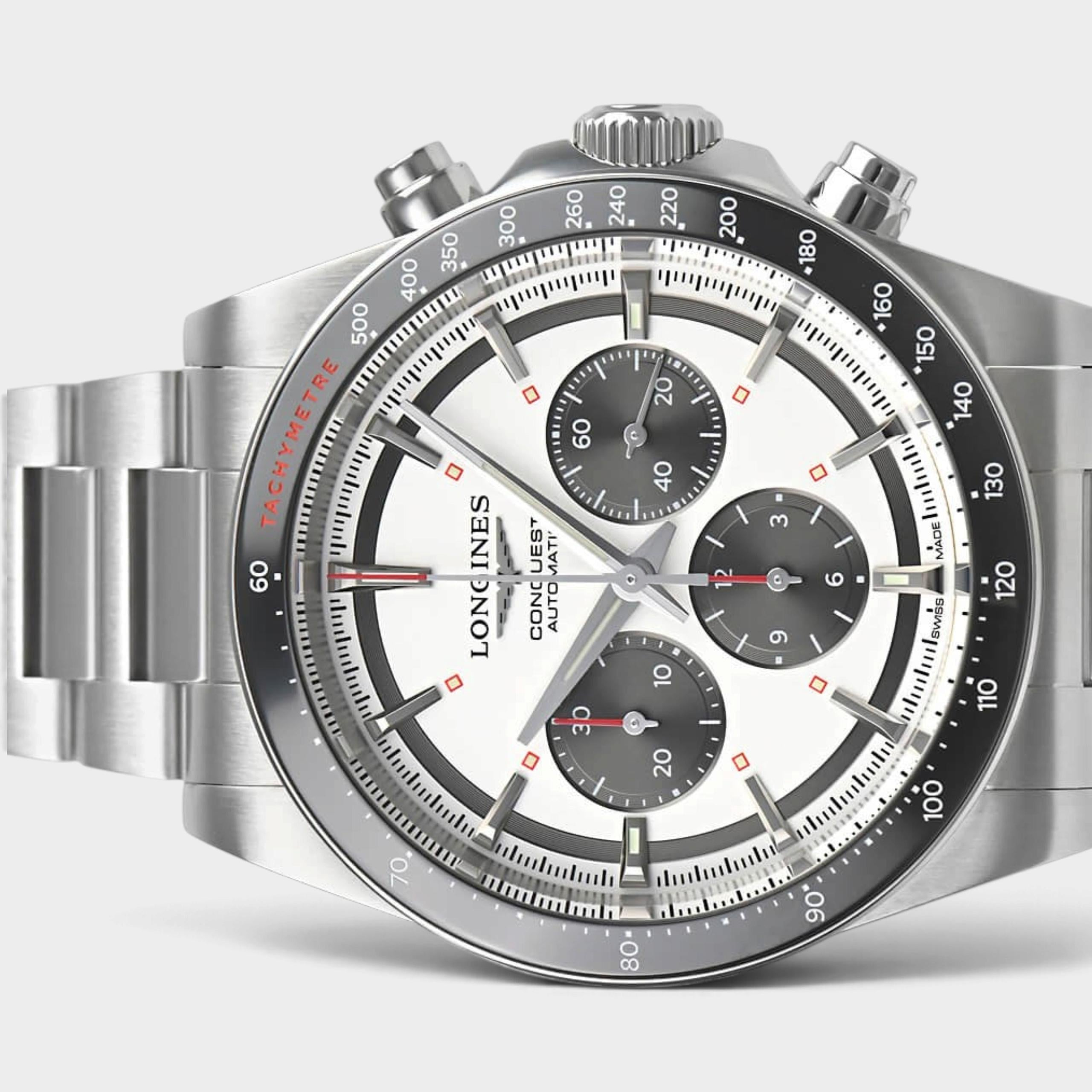 Longines Conquest L3.835.4.72.6 | White Dial Used (Very good) Men's watch/Unisex Buy in Switzerland