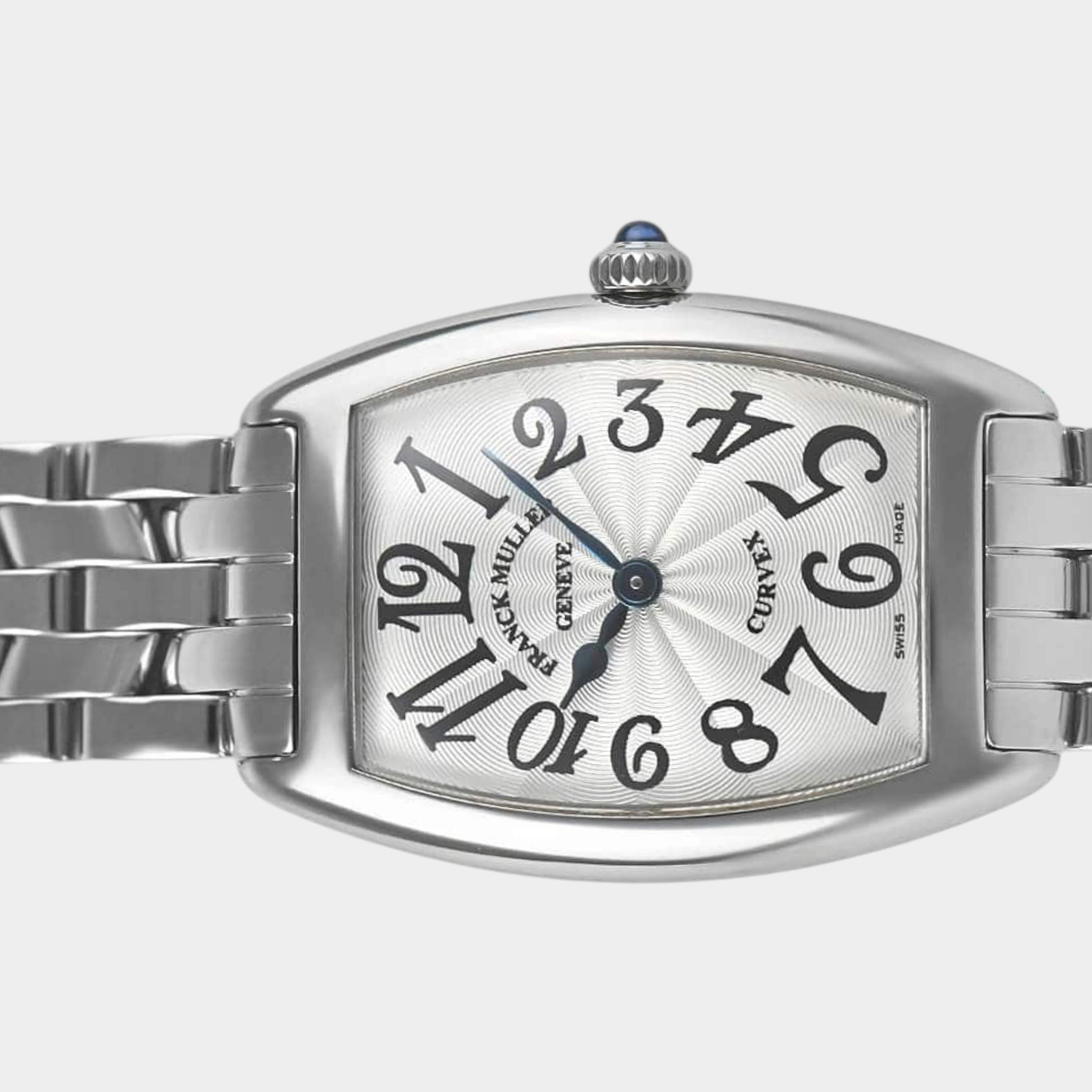 Franck Muller Cintrée Curvex 1752QZ | Silver Dial Used (Very good) Women's watch Buy in Switzerland