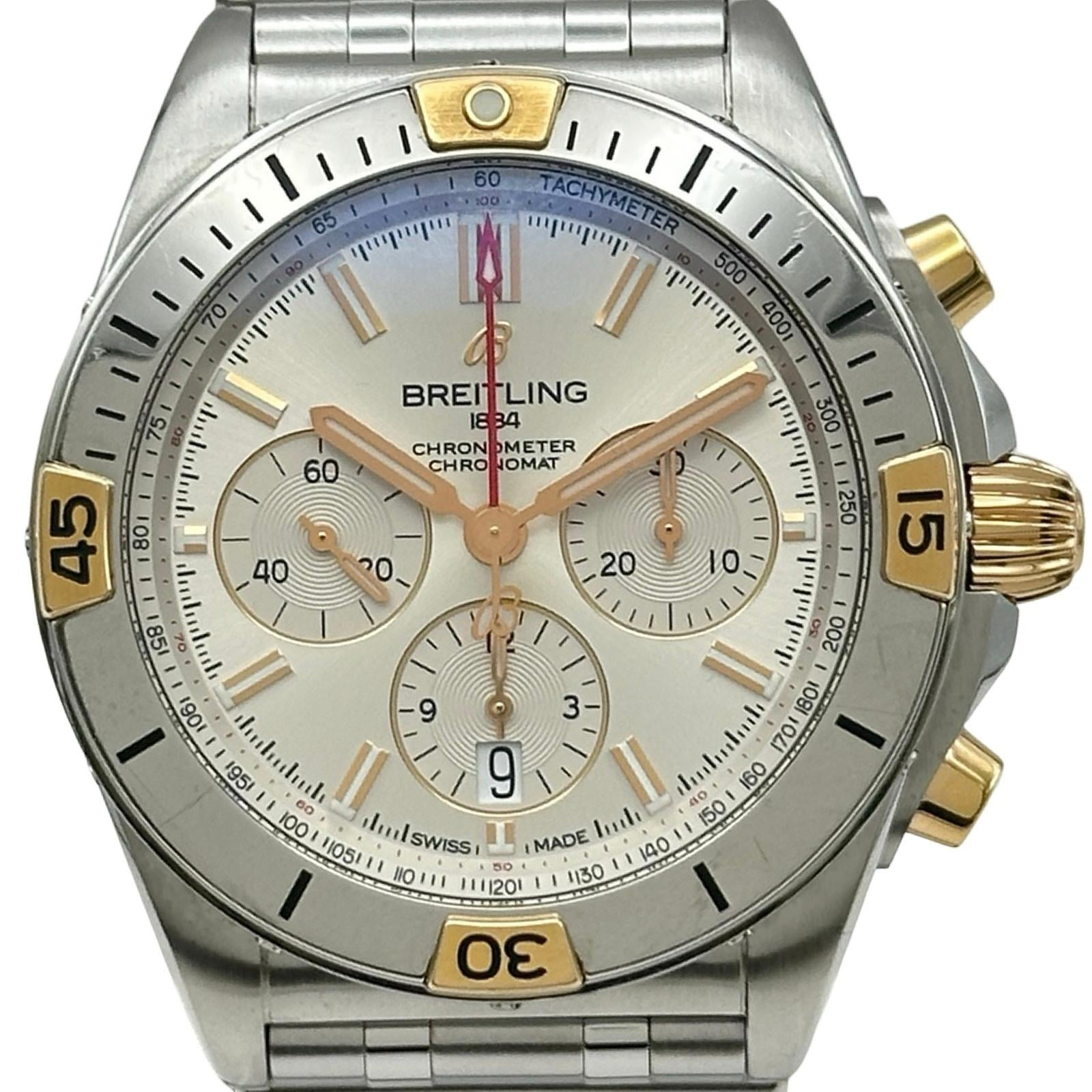 Breitling Chronomat IB0134101G1A1 | Silver Dial Used (Good) Men's watch/Unisex Buy in Switzerland