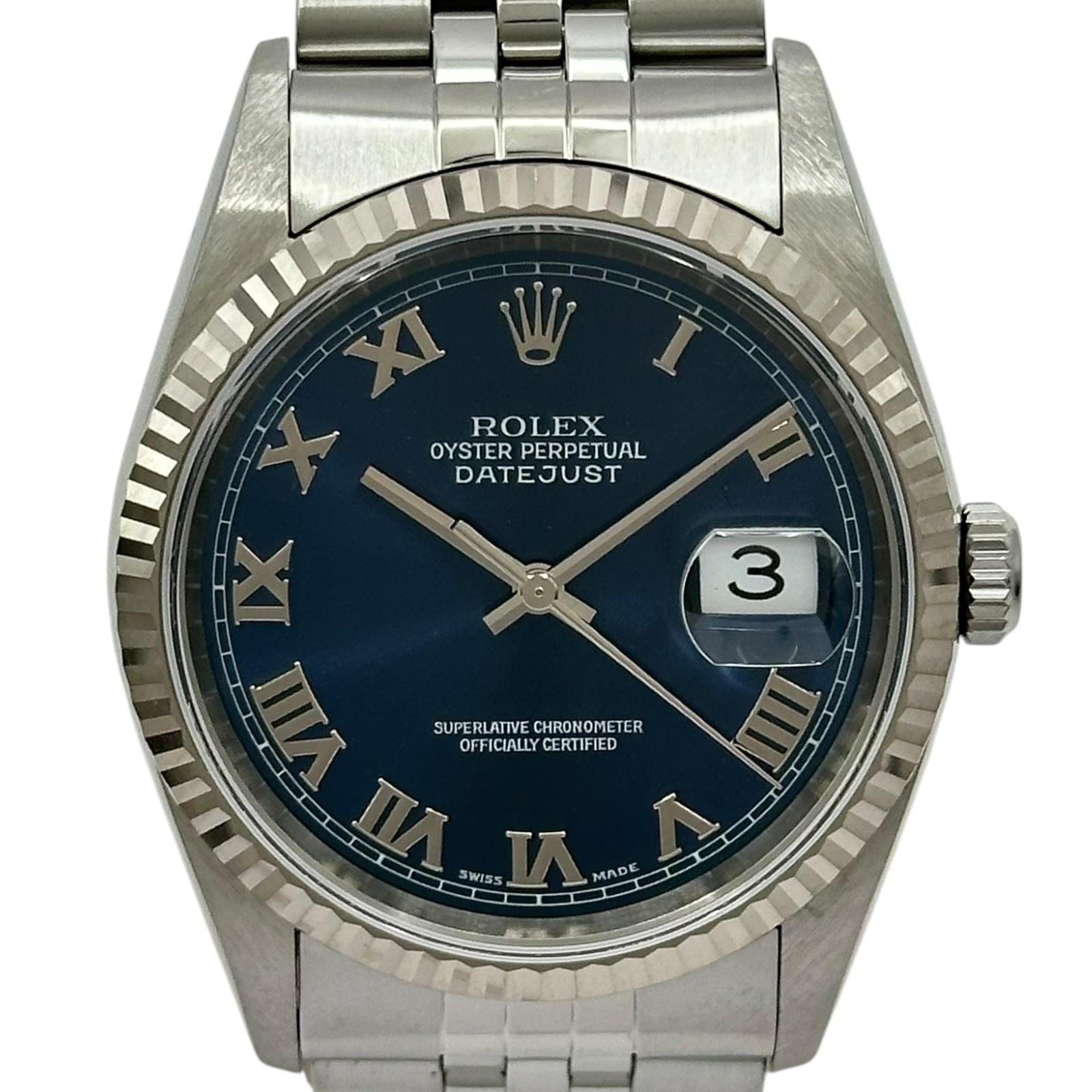 Rolex Datejust 16234 | Blue Dial Used (Good) Men's watch/Unisex Buy in Switzerland
