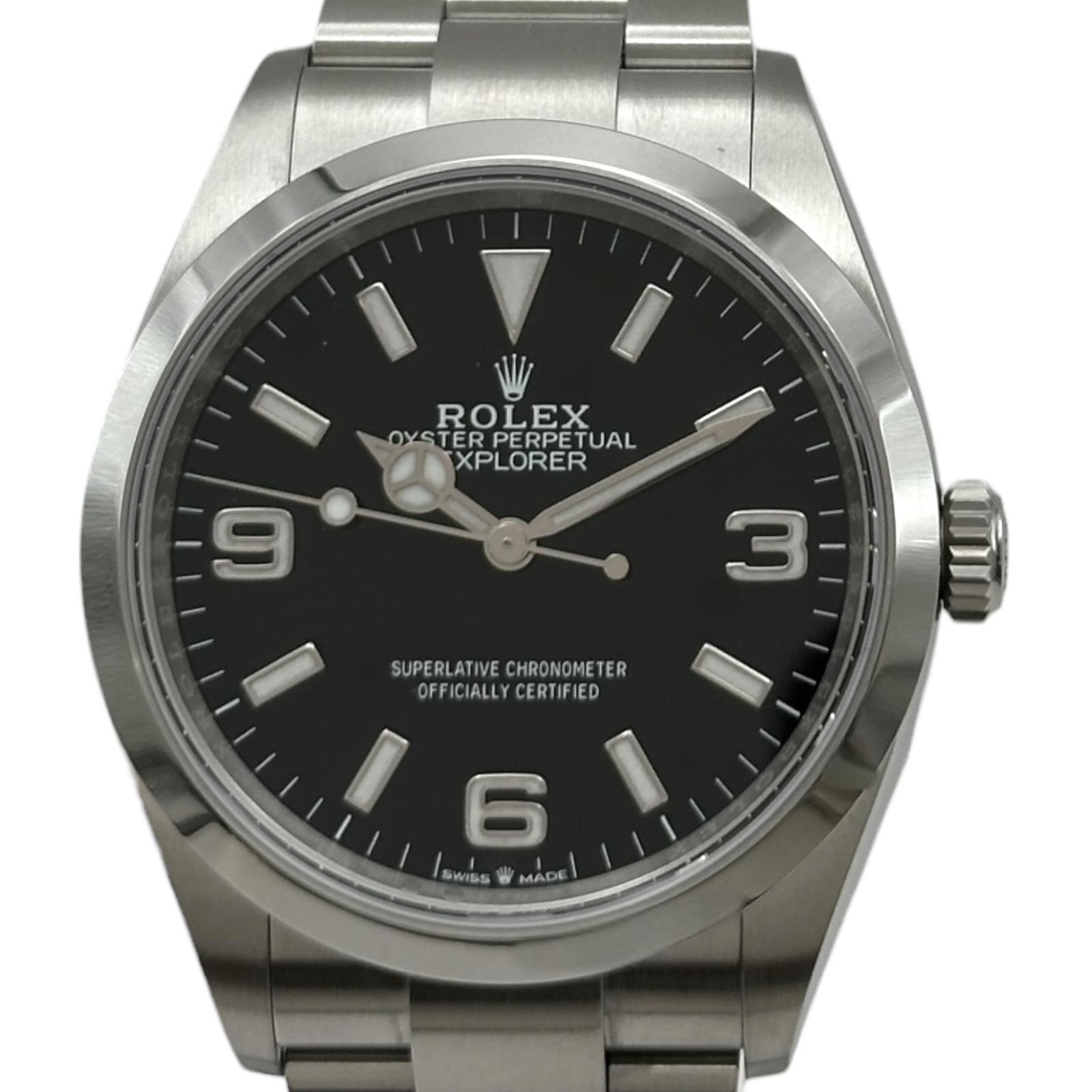 Rolex Explorer 124270 | Black Dial Used (Good) Men's watch/Unisex Buy in Switzerland