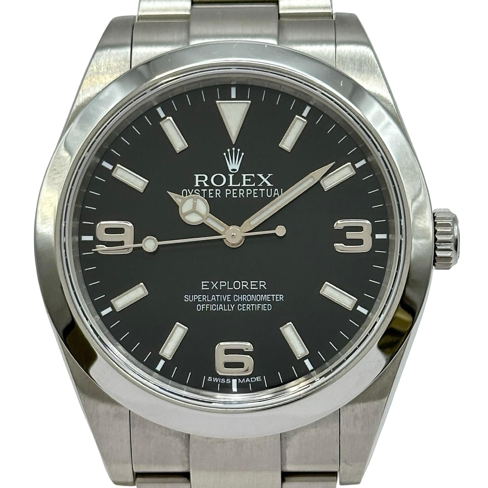 Rolex Explorer 214270 | Black Dial Used (Good) Men's watch/Unisex Buy in Switzerland