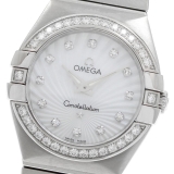 Omega オメガ OMEGA 123.15.27.60.55.002 コンステレーション ダイヤベゼル 12P クォーツ レディース_973188