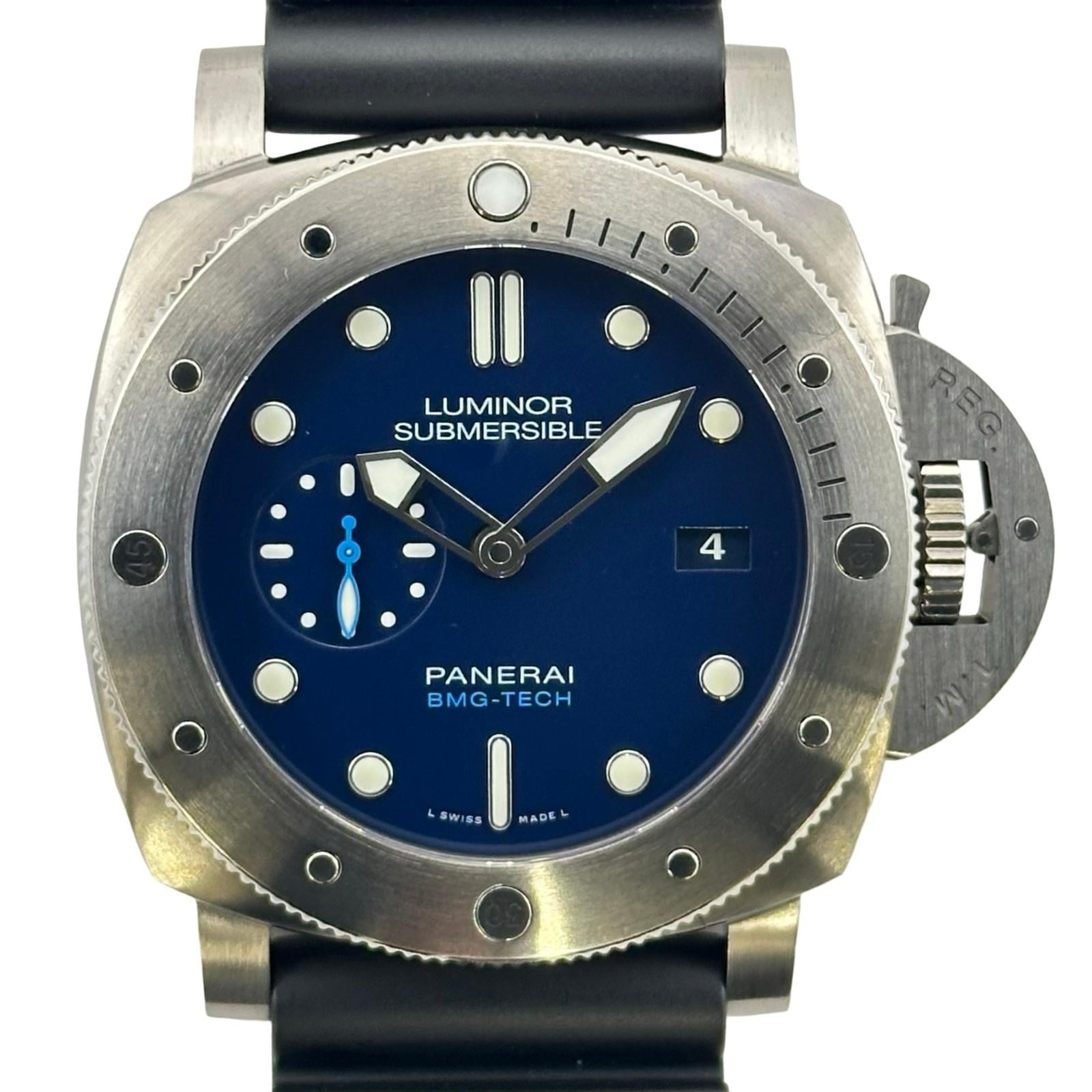 Panerai Submersible BMG-Tech PAM00692 | Blue Dial Used (Good) Men's watch/Unisex Buy in Switzerland