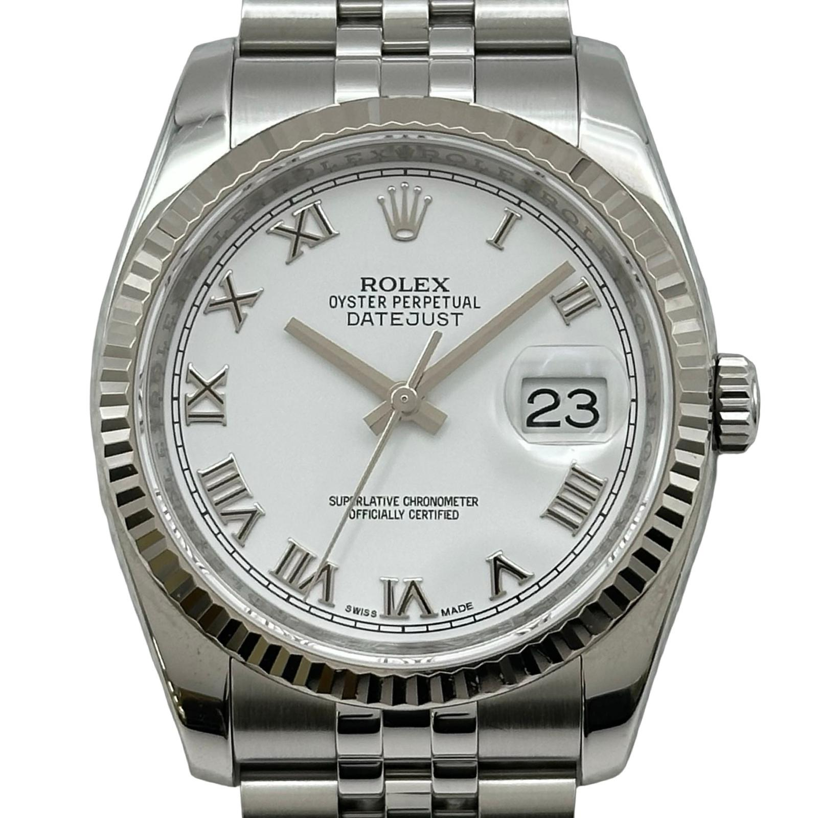Rolex Datejust 116234 | White Dial Used (Good) Men's watch/Unisex Buy in Switzerland