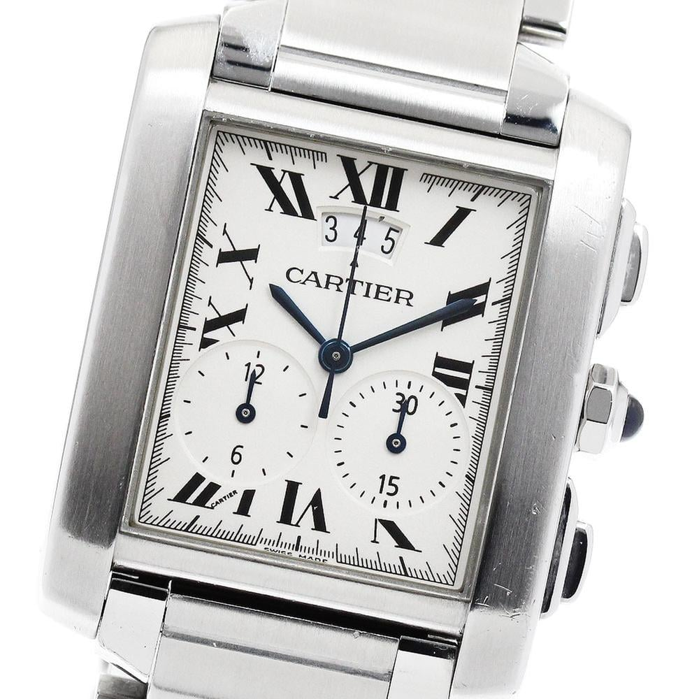 Cartier Tank Française W51024Q3 | 28 mm, Used (Fair) — Switzerland