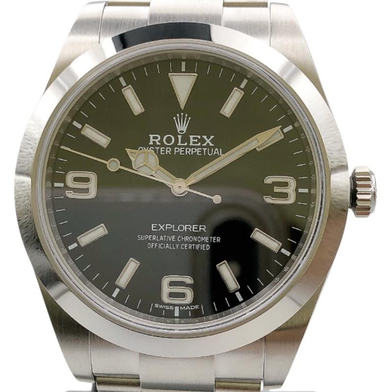 Rolex Explorer 214270 | Black Dial Used (Very good) Men's watch/Unisex Buy in Switzerland