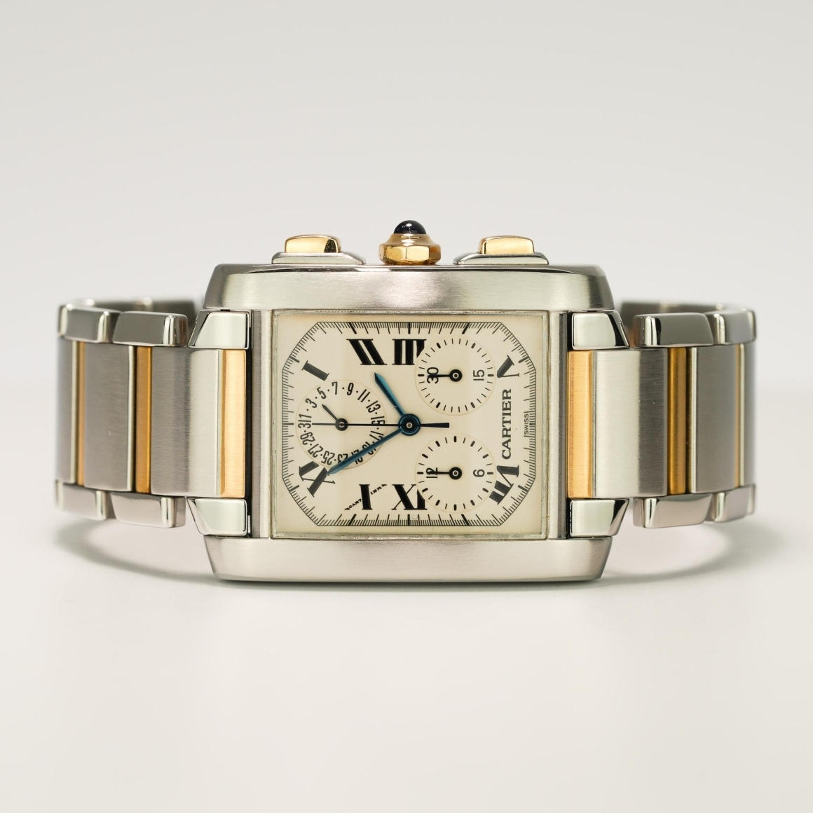 Buy Cartier Tank Française W51004Q4 | 28 x 36 mm, Used (Very good) — Switzerland