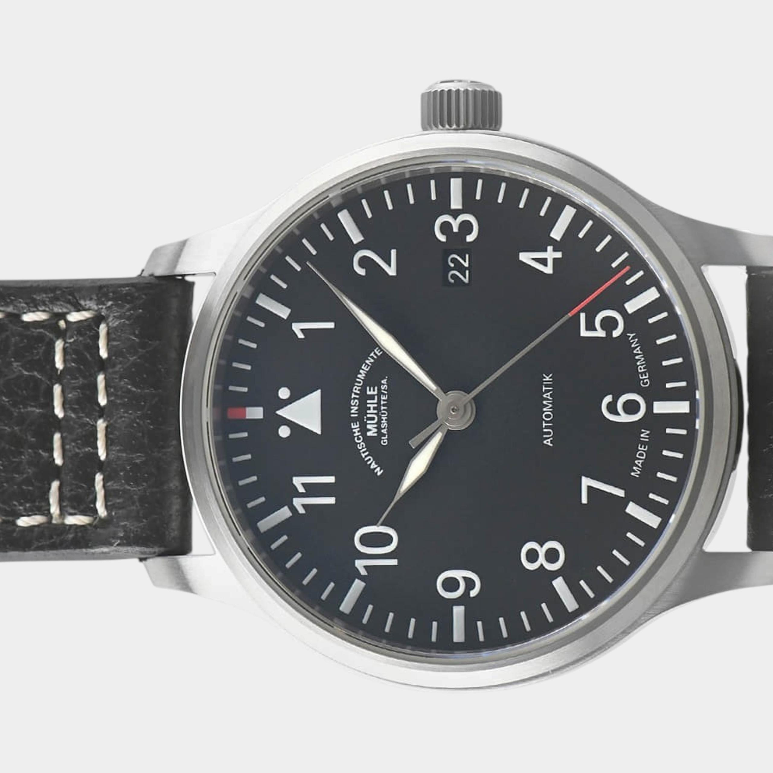 Mühle Glashütte Terrasport II M1-37-44-LB | Black Dial Like new & unworn Men's watch/Unisex Buy in Switzerland