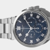 Breguet Marine Chronograph Titanium / Blue / 42.3mm / Box&Papers / 5527TI/Y1/TW0