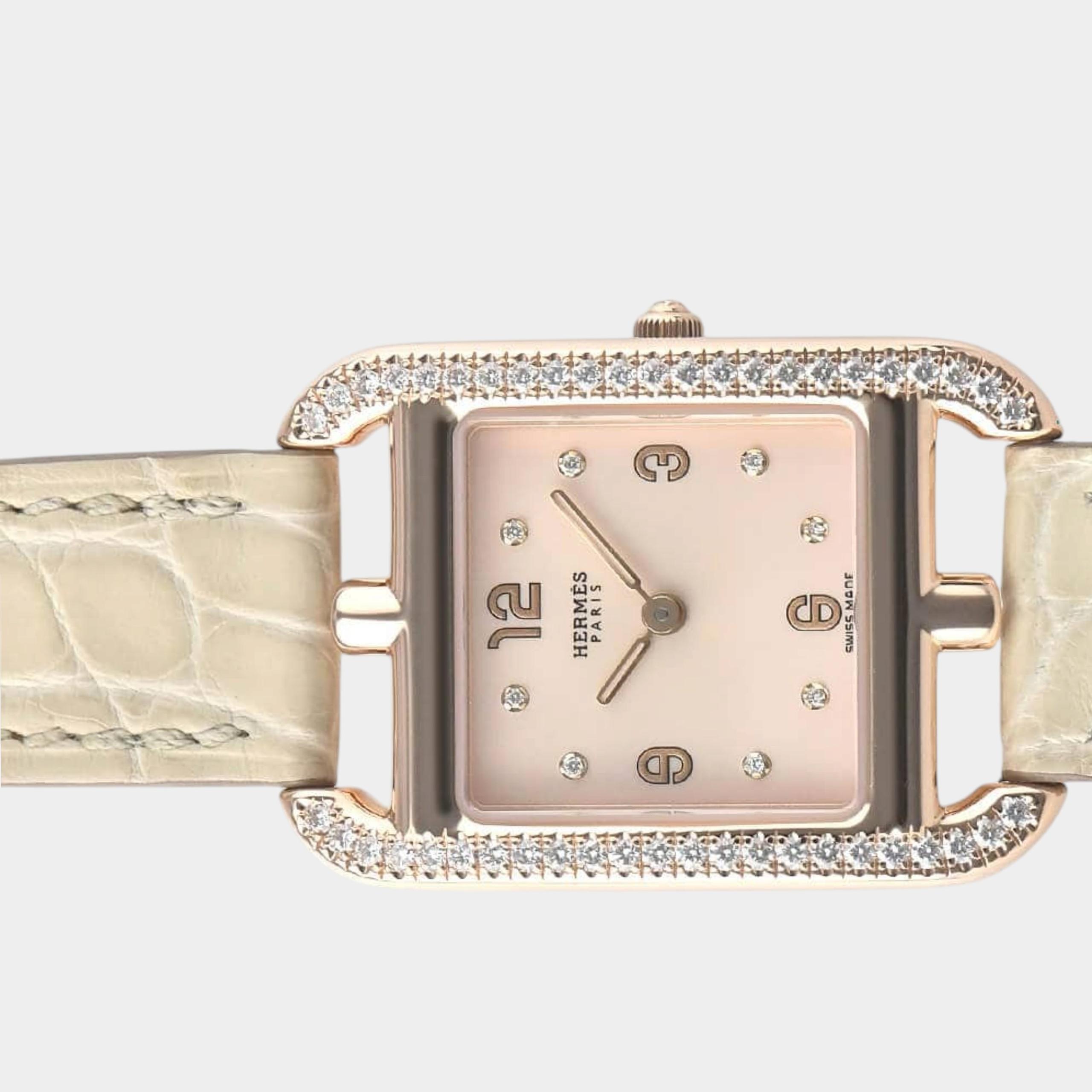 Hermès Cape Cod CC1.274c | Pink Dial Used (Very good) Women's watch Buy in Switzerland
