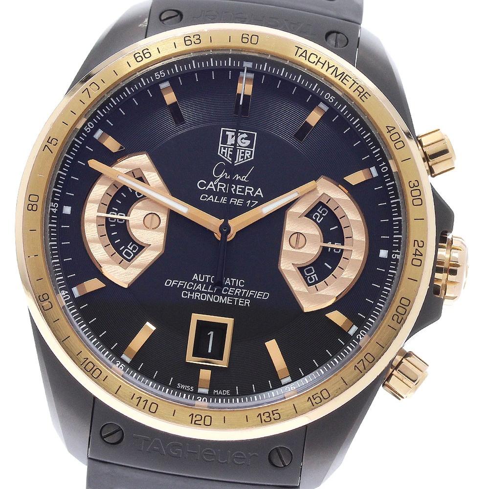 TAG Heuer Grand Carrera CAV518E | Black Dial Used (Fair) Men's watch/Unisex Buy in Switzerland